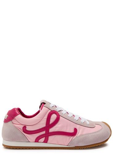 Ballet Runner 2.0 panelled brushed suede sneakers by LOEWE