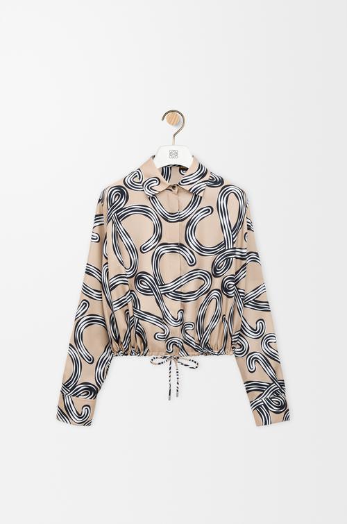 Balloon shirt in silk by LOEWE
