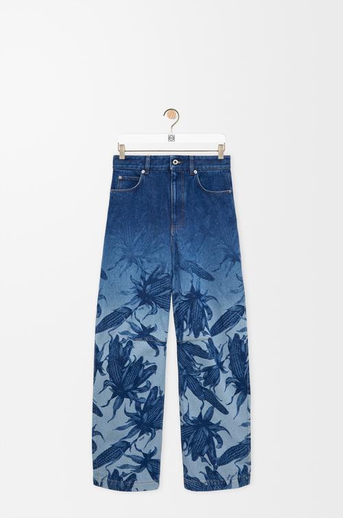 Barrel jeans in denim by LOEWE