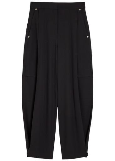 Barrel-leg wool cargo trousers by LOEWE