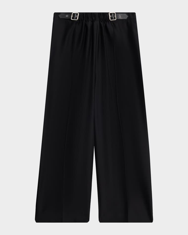 Belt Cinched Wide-Leg Trousers by LOEWE