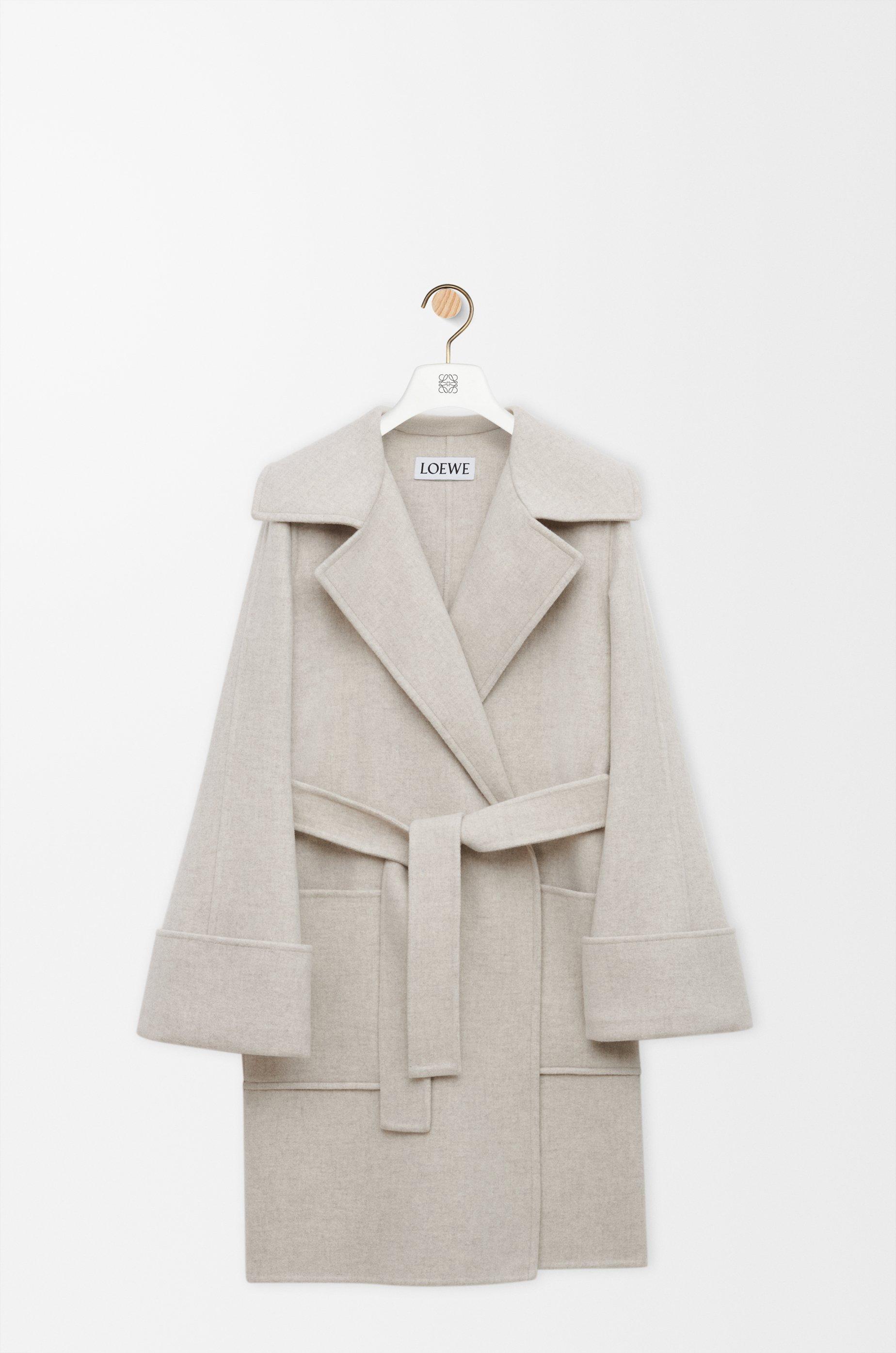 Belted coat in cashmere by LOEWE