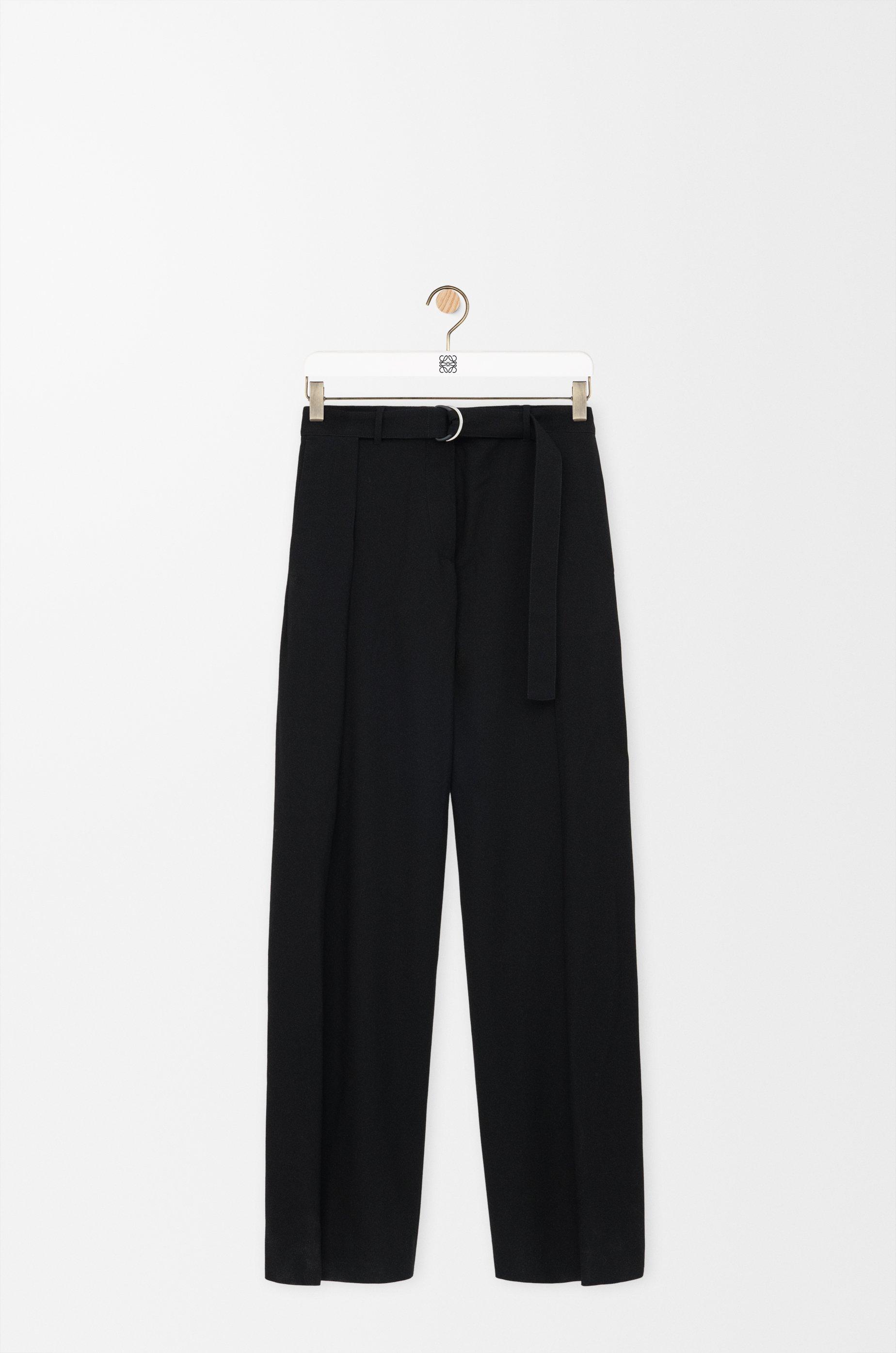 Belted trousers in wool by LOEWE