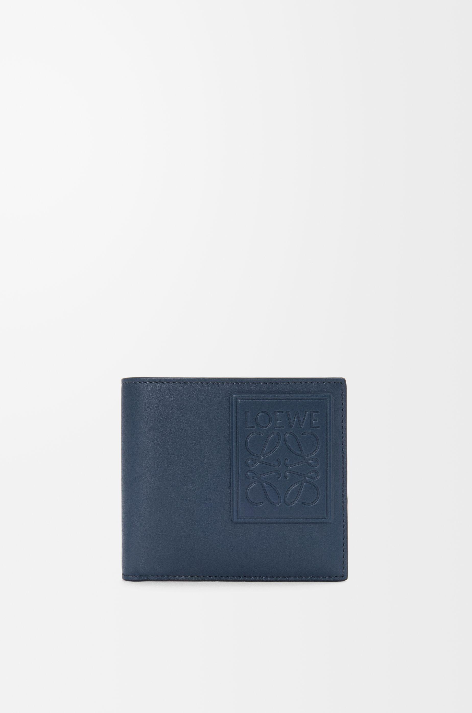Bifold coin wallet in satin calfskin by LOEWE