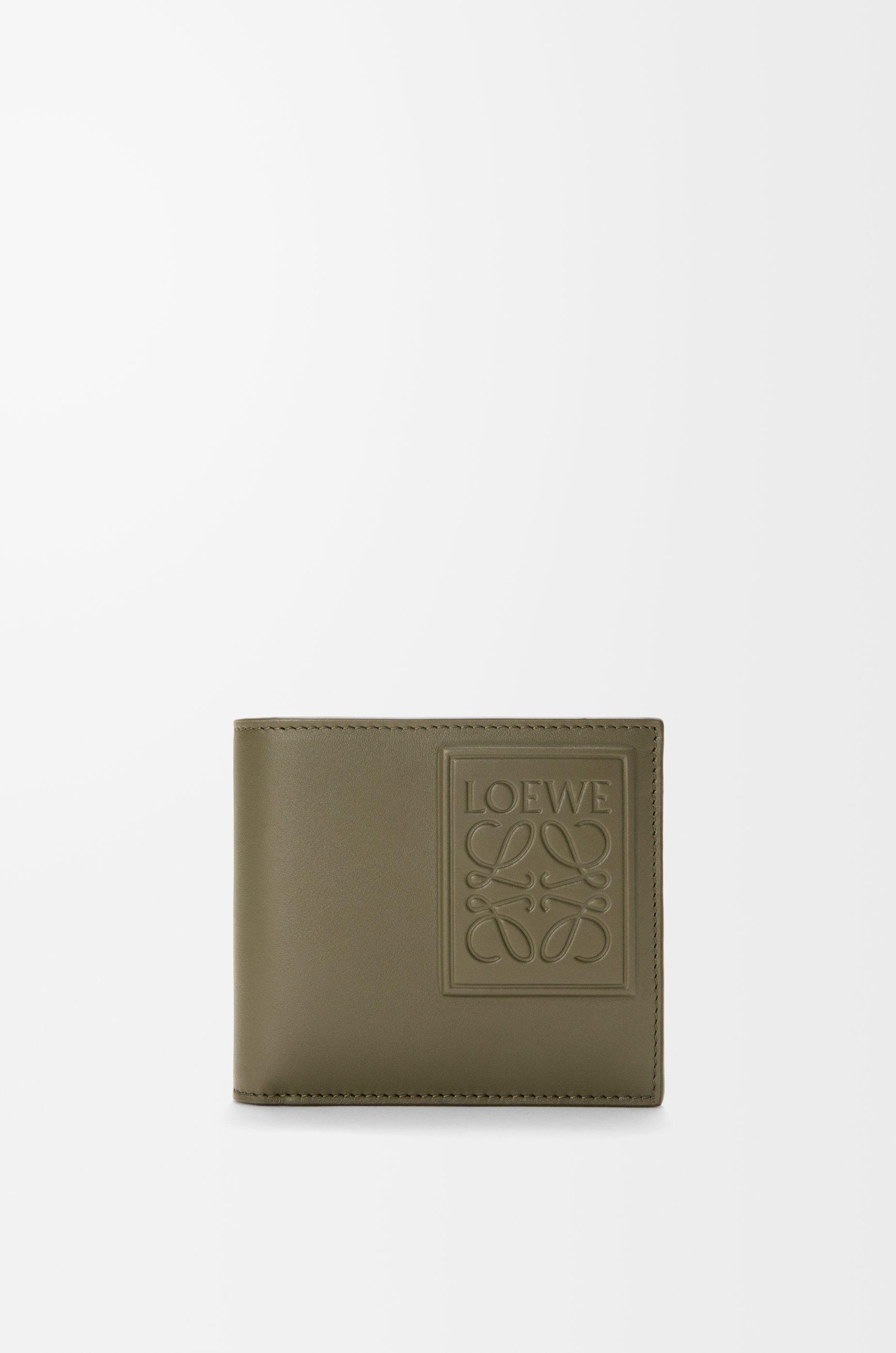 Bifold coin wallet in satin calfskin by LOEWE