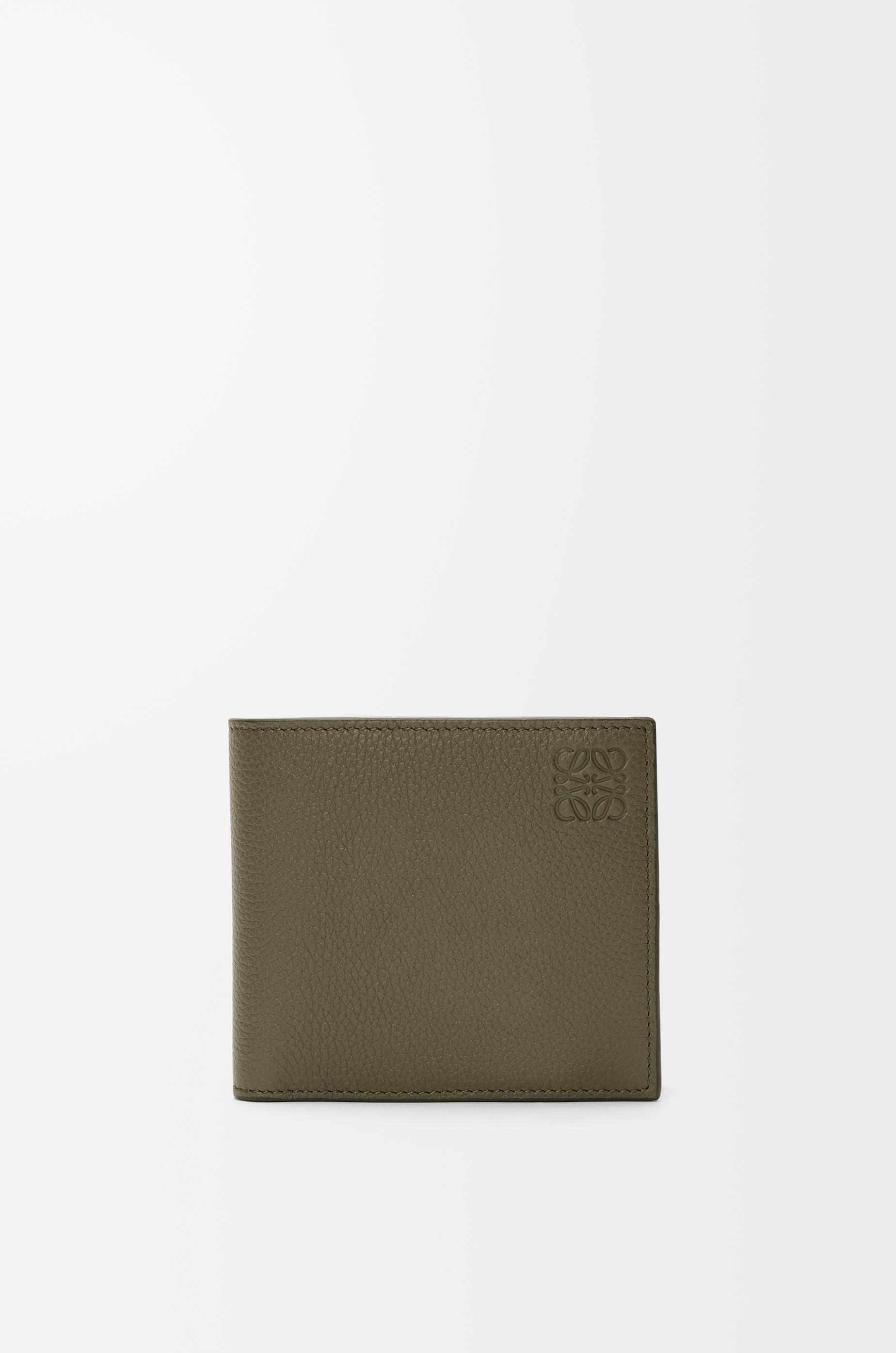 Bifold coin wallet in soft grained calfskin by LOEWE