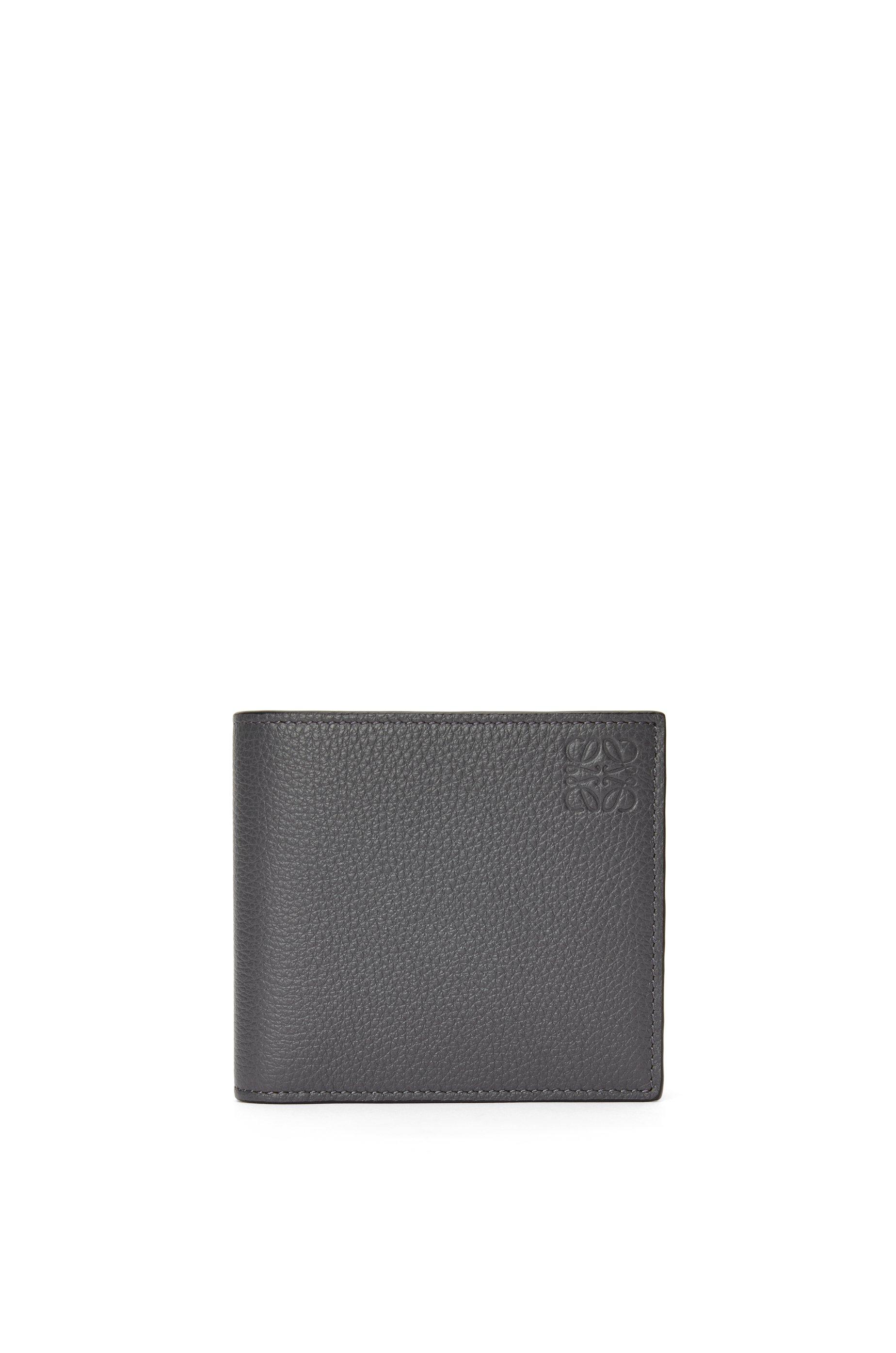 Bifold coin wallet in soft grained calfskin by LOEWE