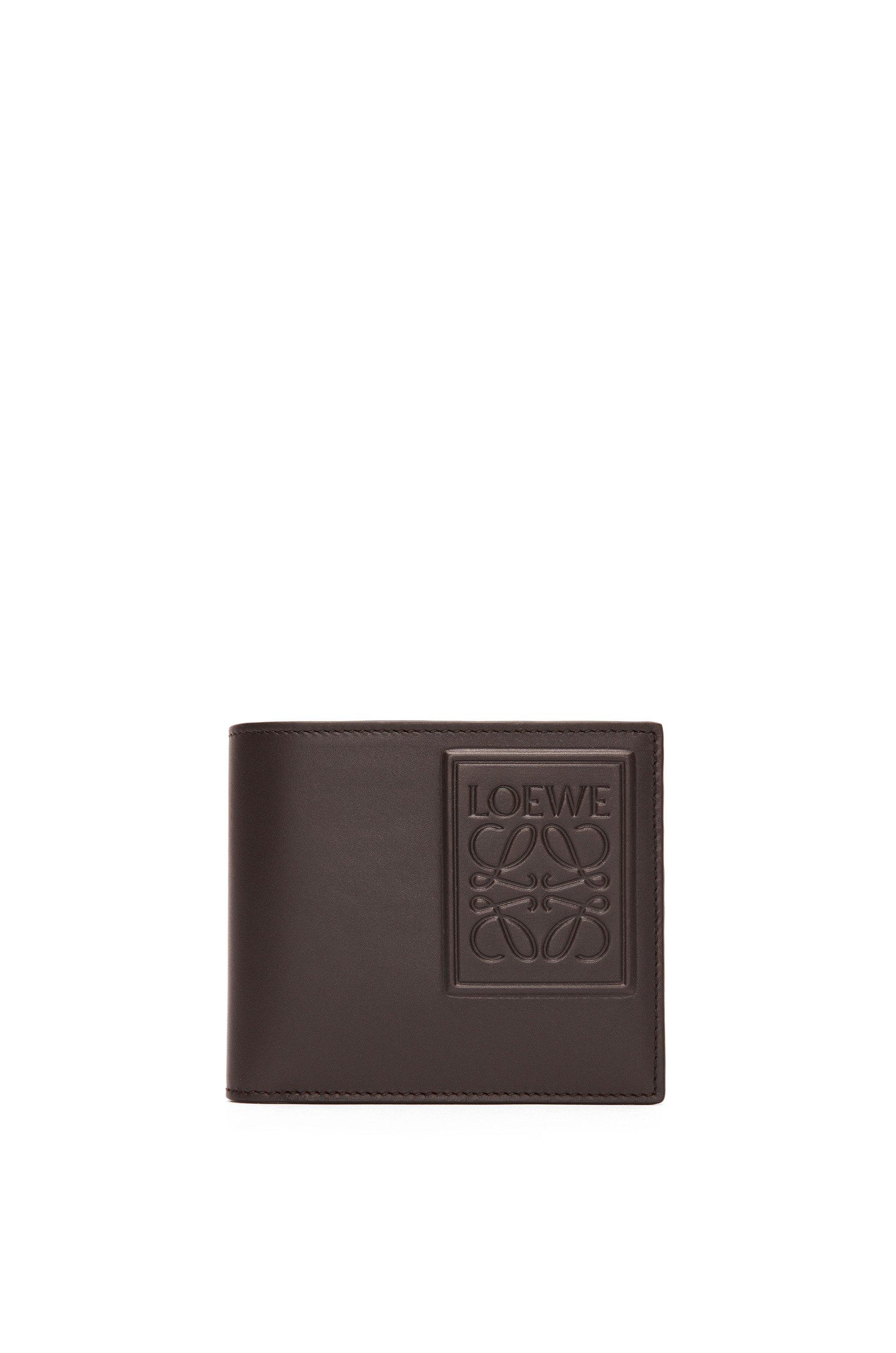 Bifold wallet in satin calfskin by LOEWE