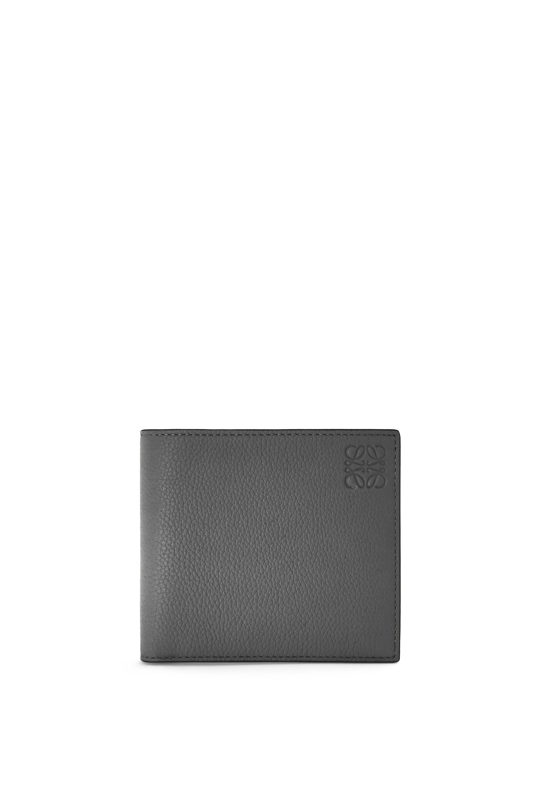 Bifold wallet in soft grained calfskin by LOEWE