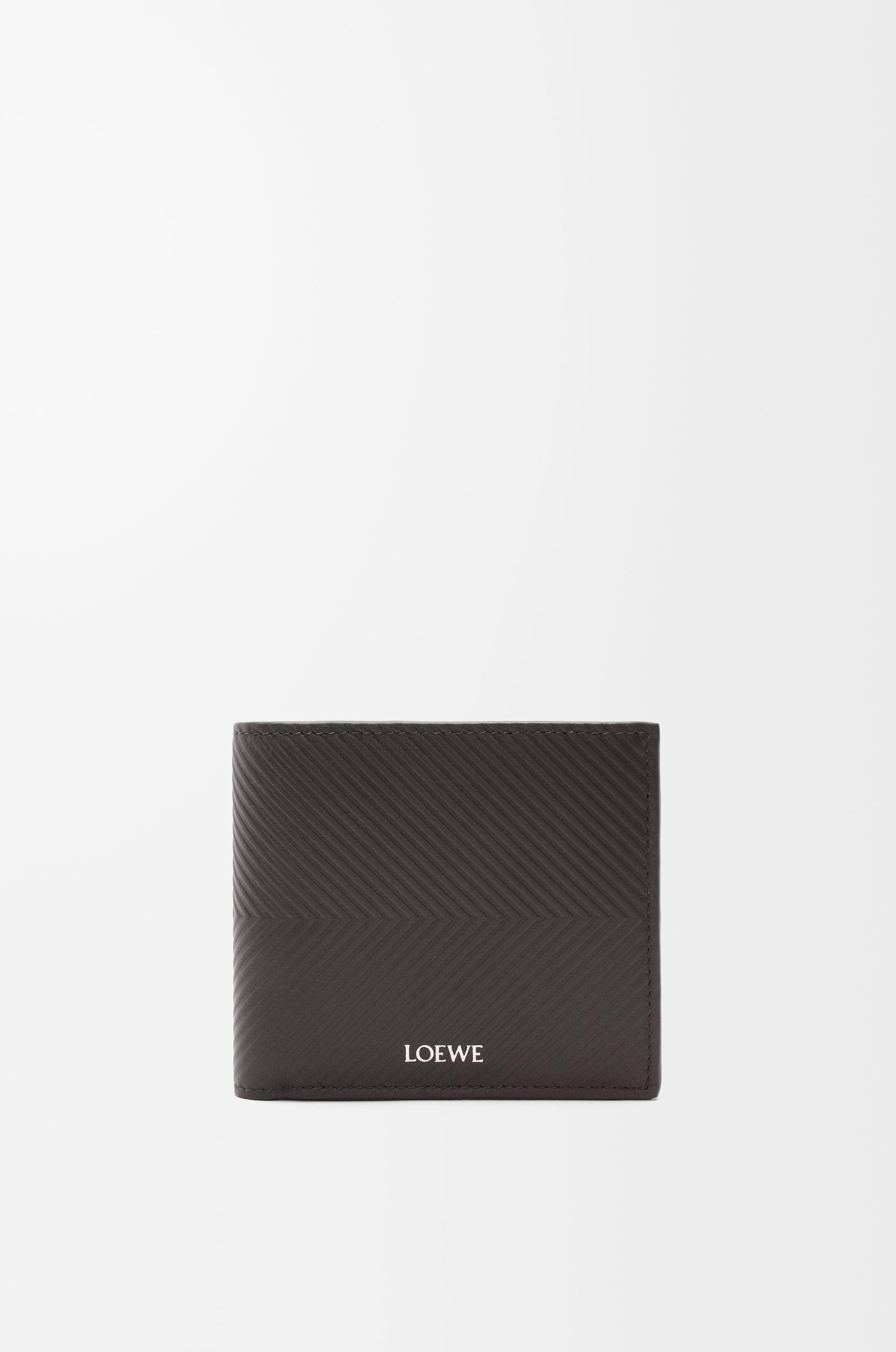 Bifold wallet in textured classic calfskin by LOEWE