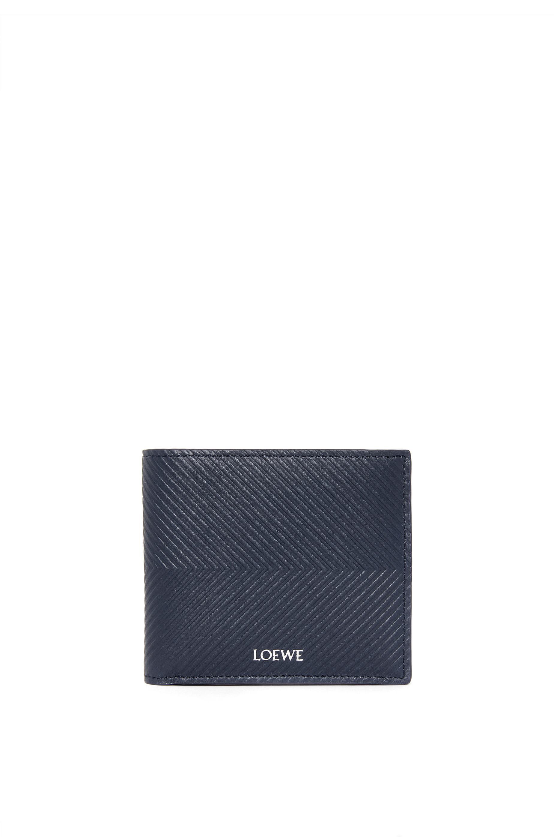 Bifold wallet in textured classic calfskin by LOEWE