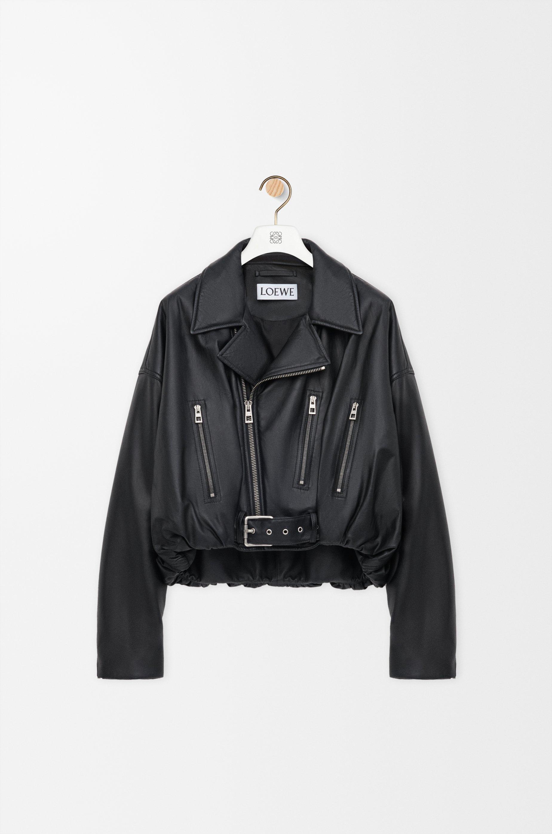 Biker jacket in nappa lambskin by LOEWE