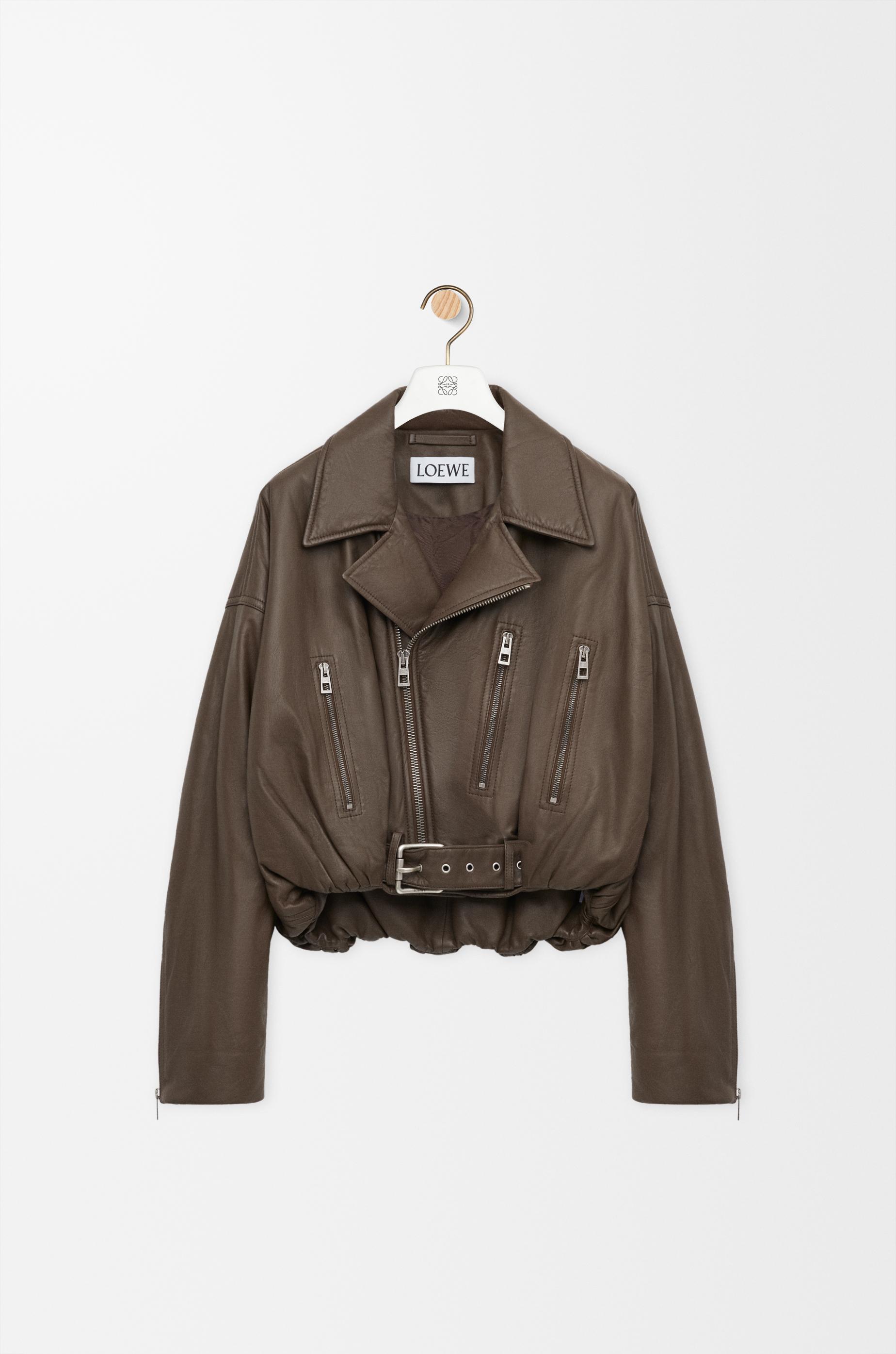 Biker jacket in nappa lambskin by LOEWE