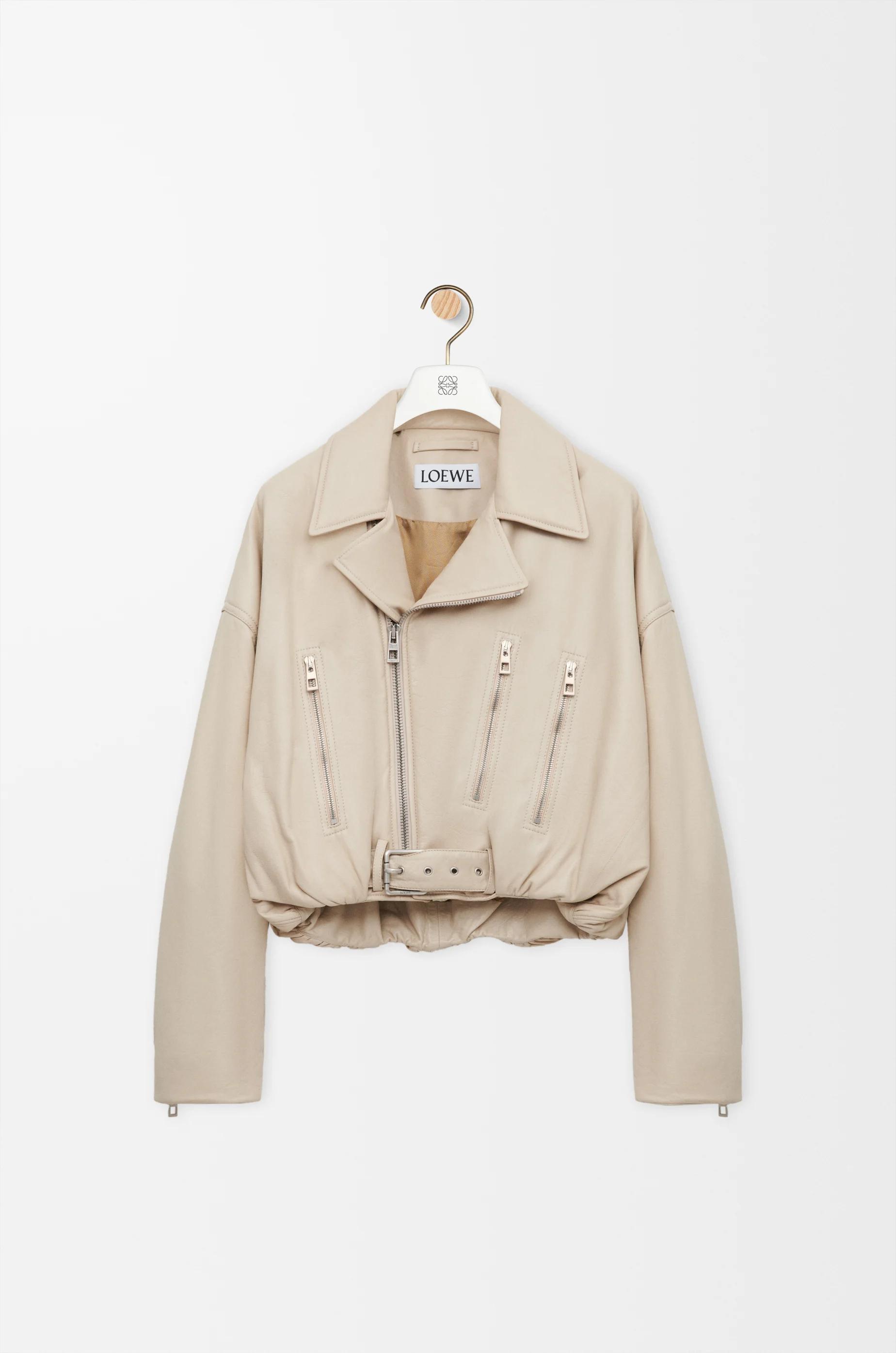 Biker jacket in nappa lambskin by LOEWE