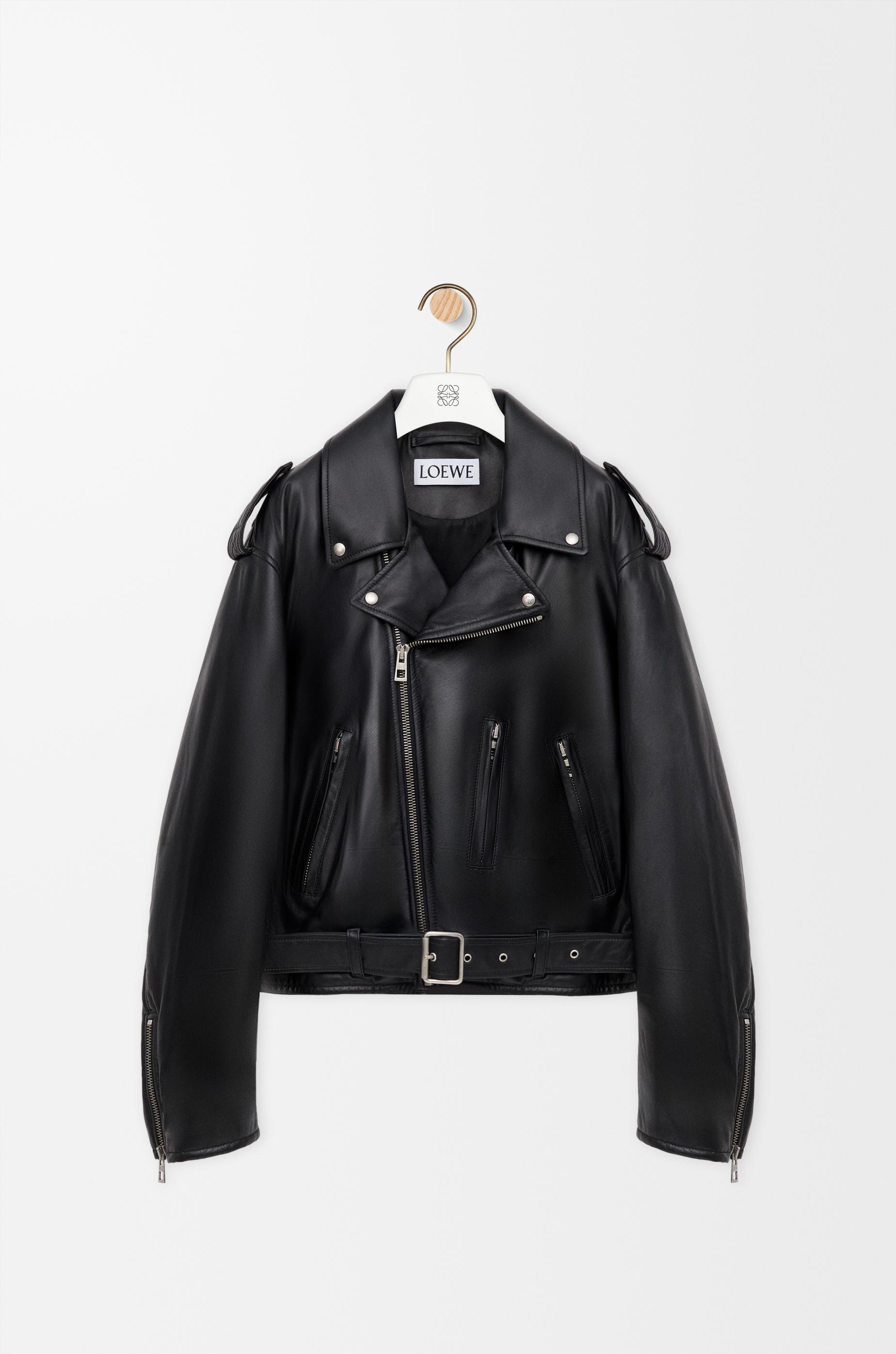 Biker jacket in nappa lambskin by LOEWE