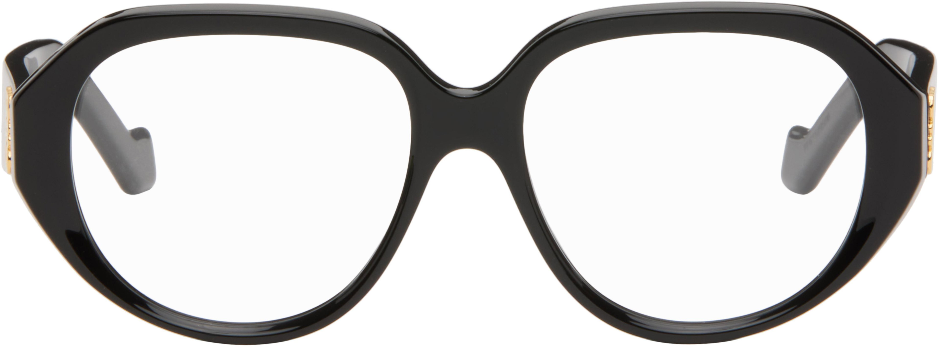 Black Anagram Glasses by LOEWE