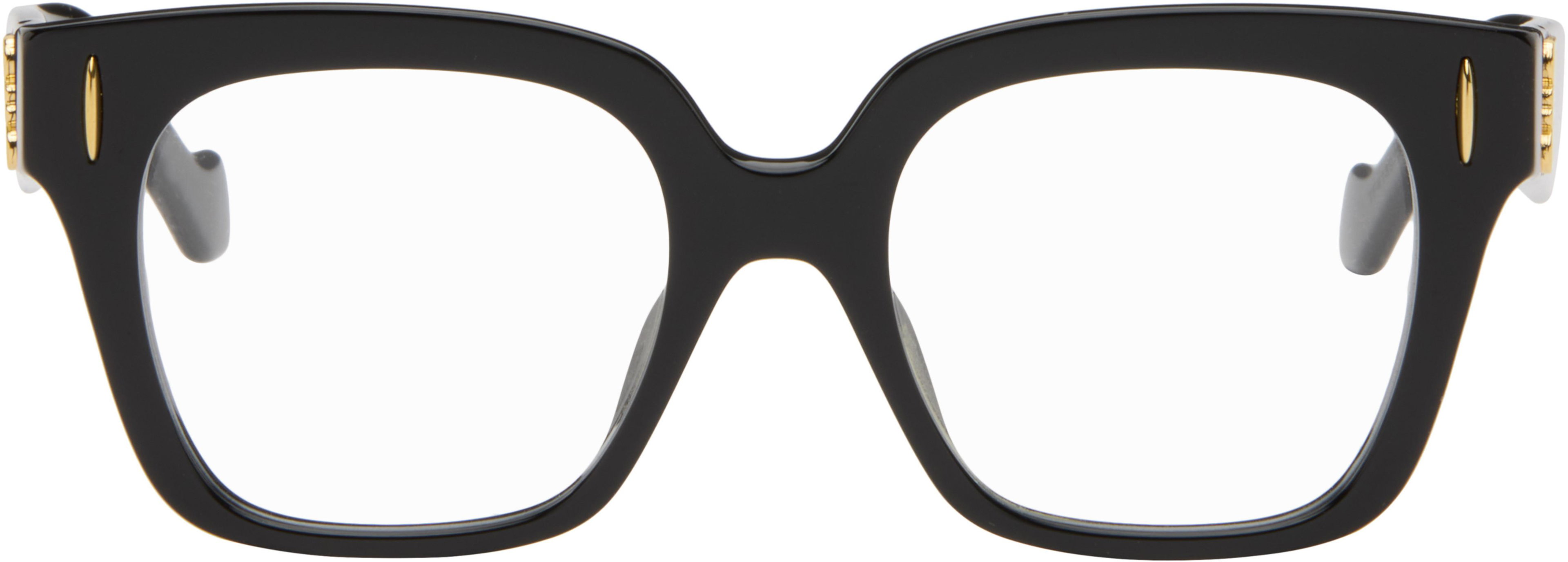 Black Anagram Glasses by LOEWE