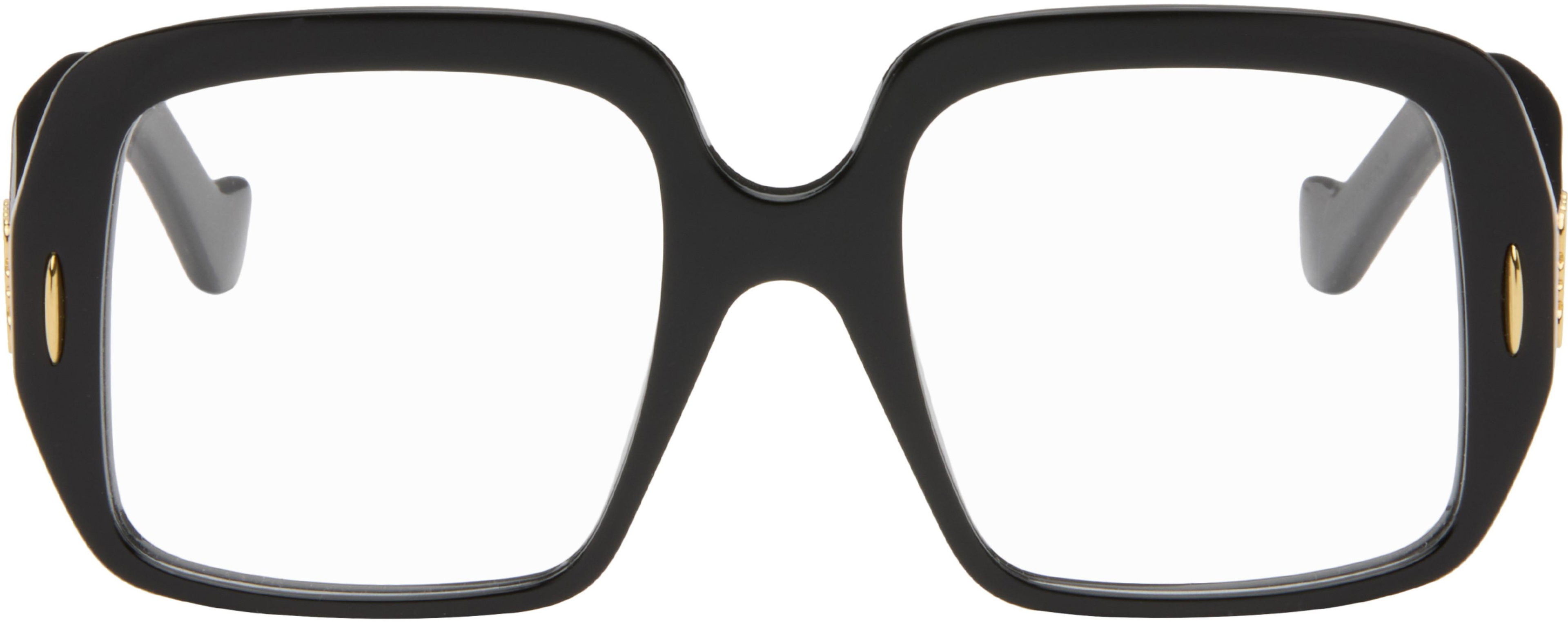 Black Anagram Glasses by LOEWE
