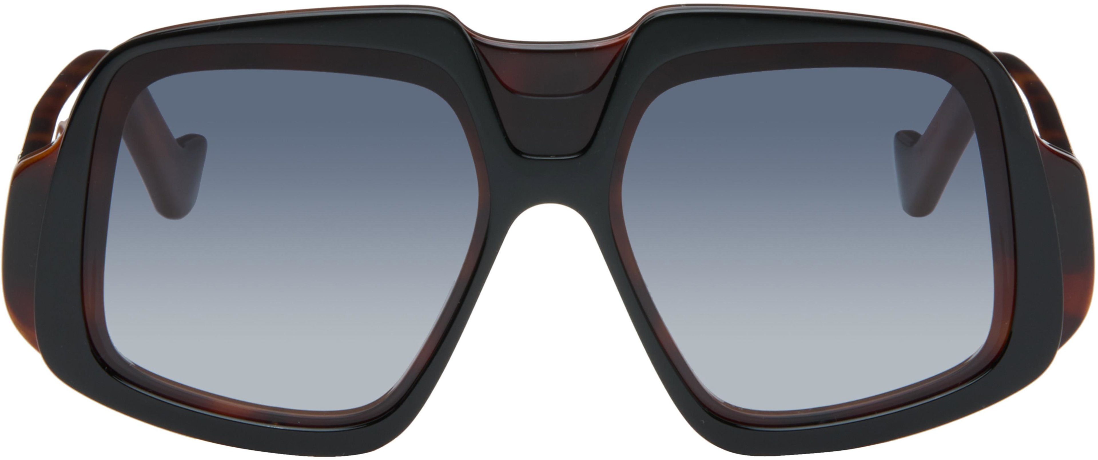 Black Anagram Sunglasses by LOEWE