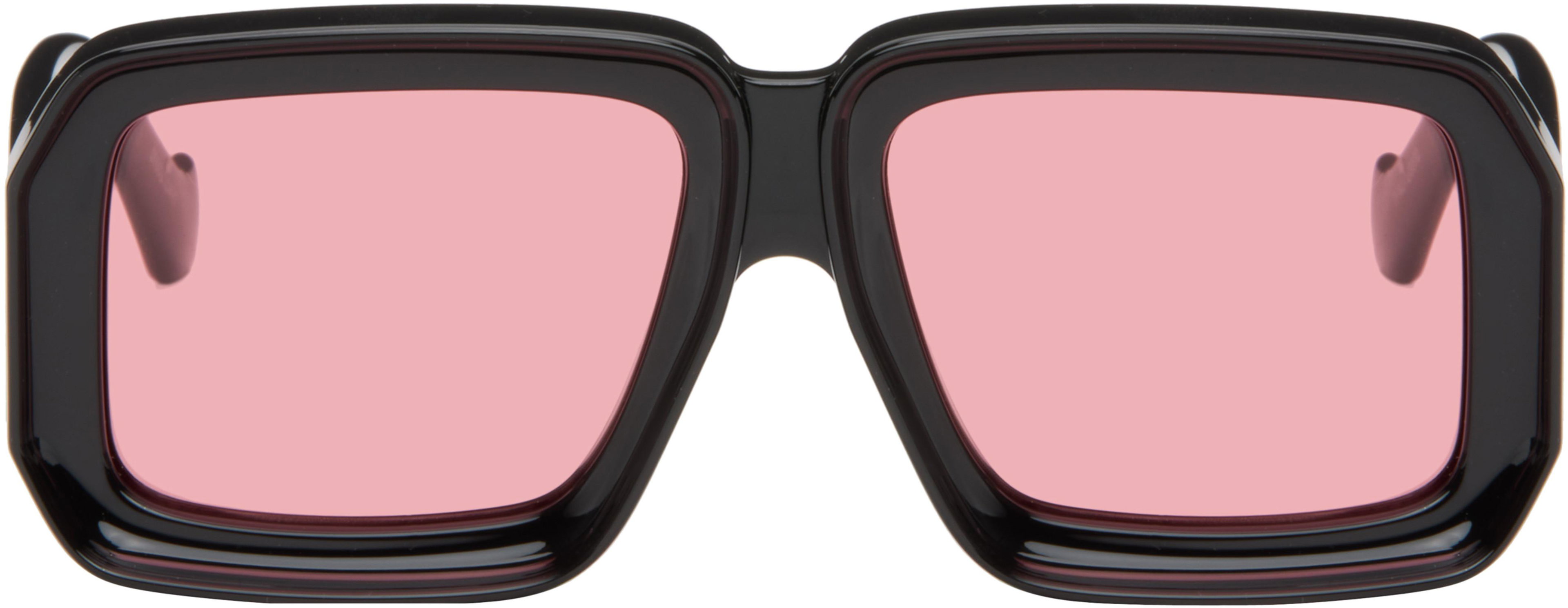Black Paula's Ibiza 'Dive In Mask' Sunglasses by LOEWE
