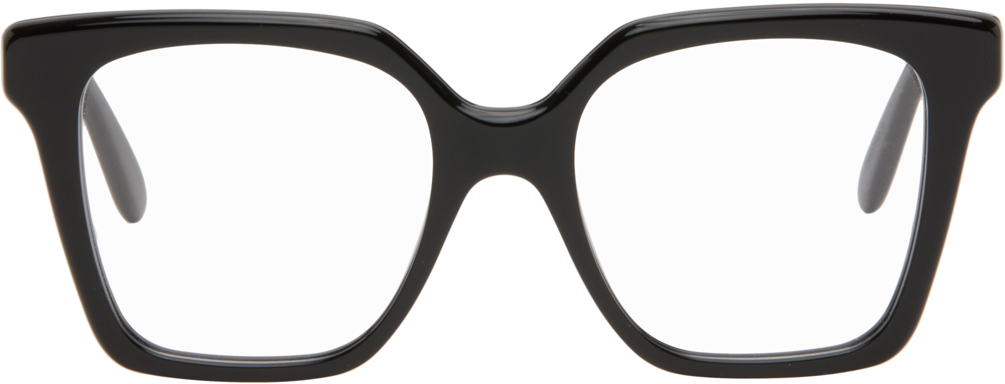 Black Slim Glasses by LOEWE