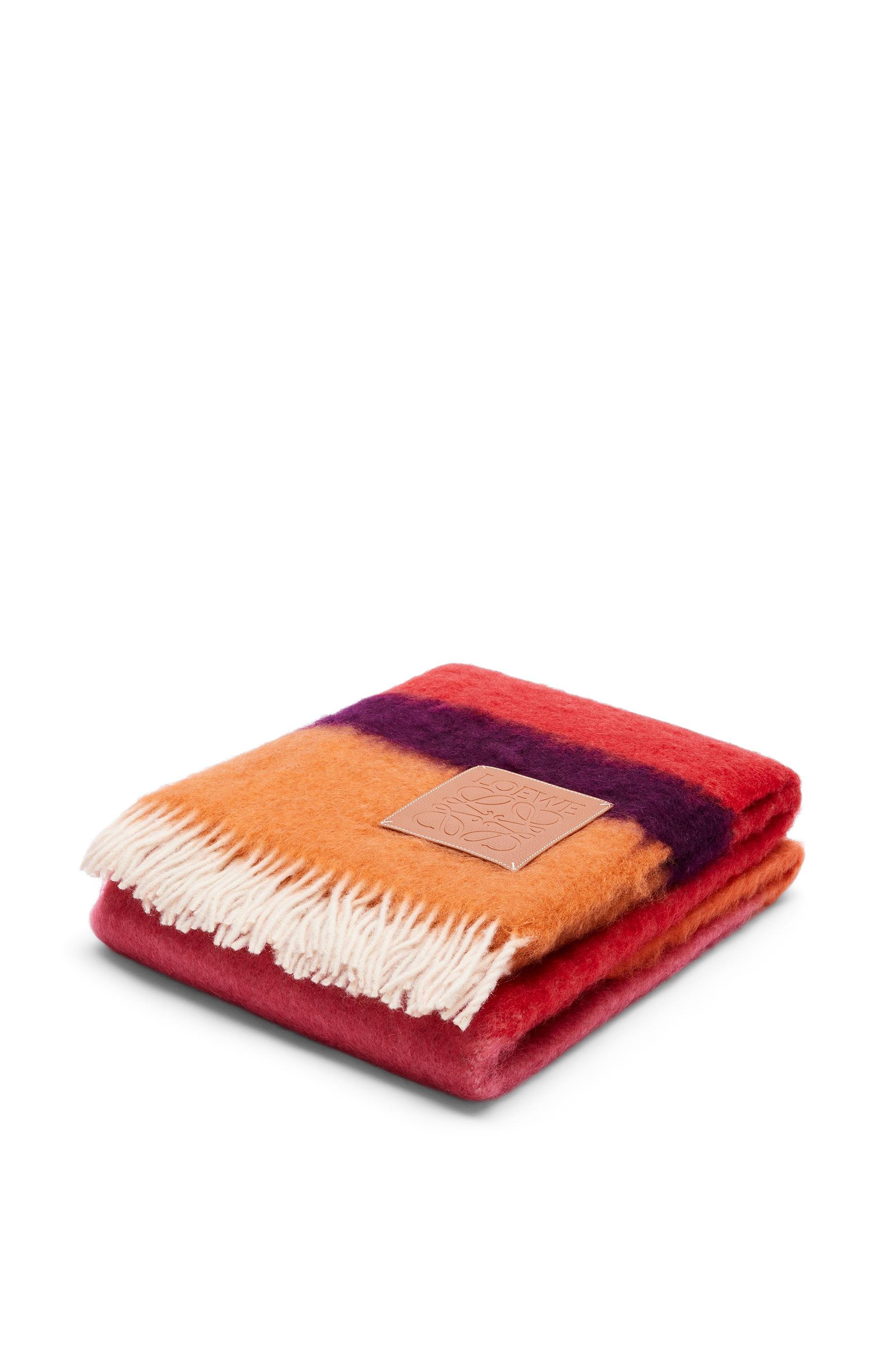 Blanket in mohair and wool by LOEWE