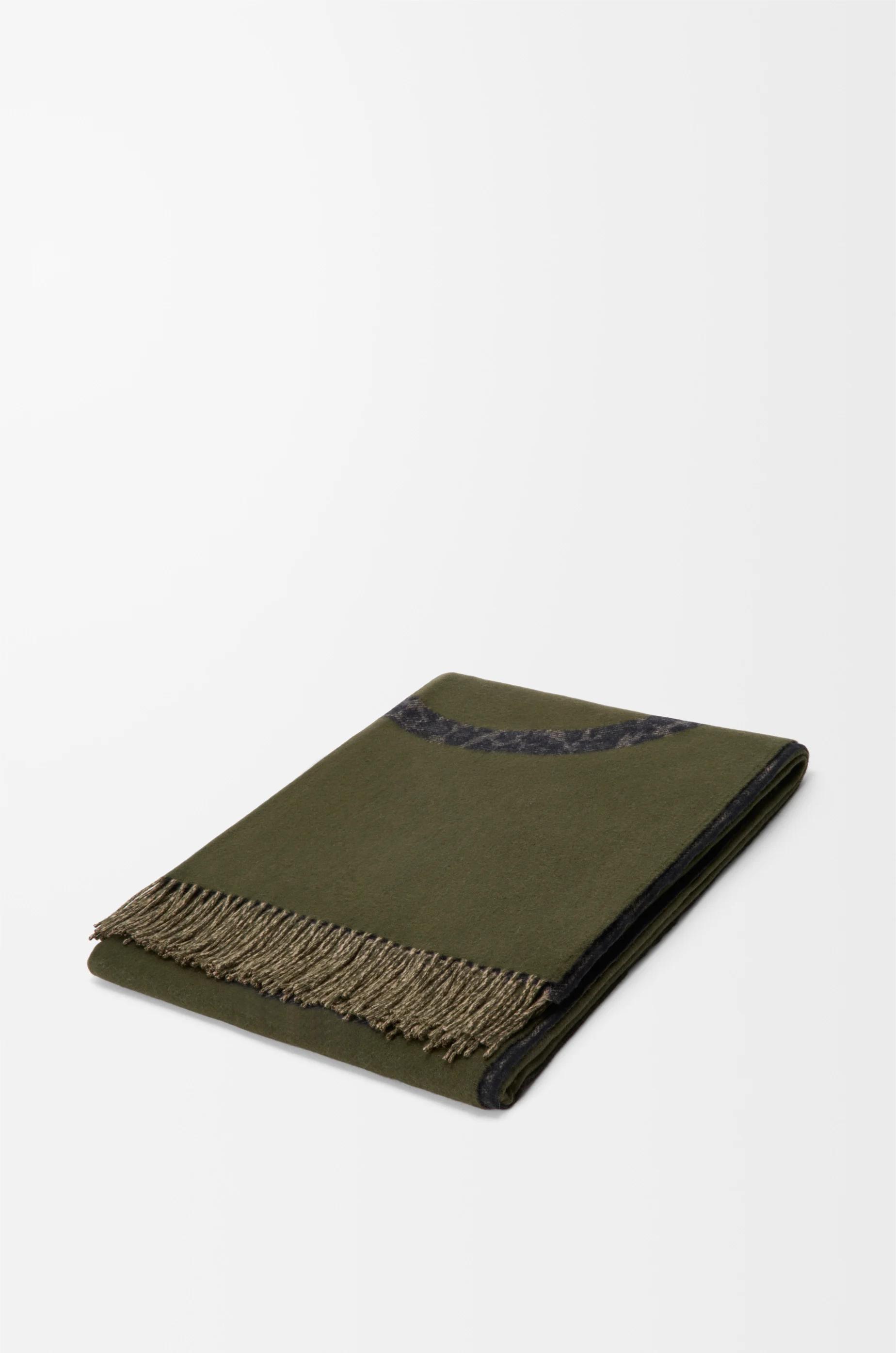 Blanket in wool and cashmere by LOEWE