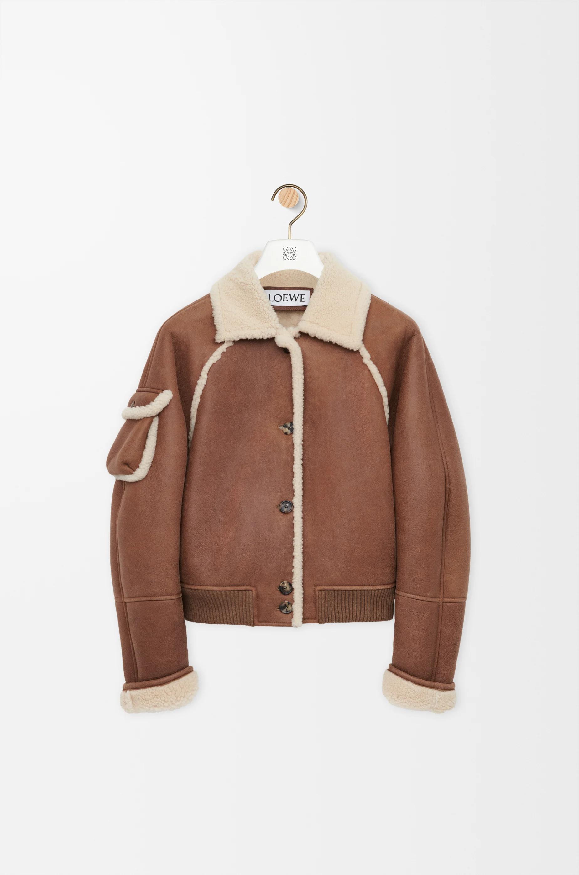 Bomber jacket in shearling by LOEWE