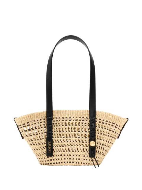 Braid basket tote bag by LOEWE