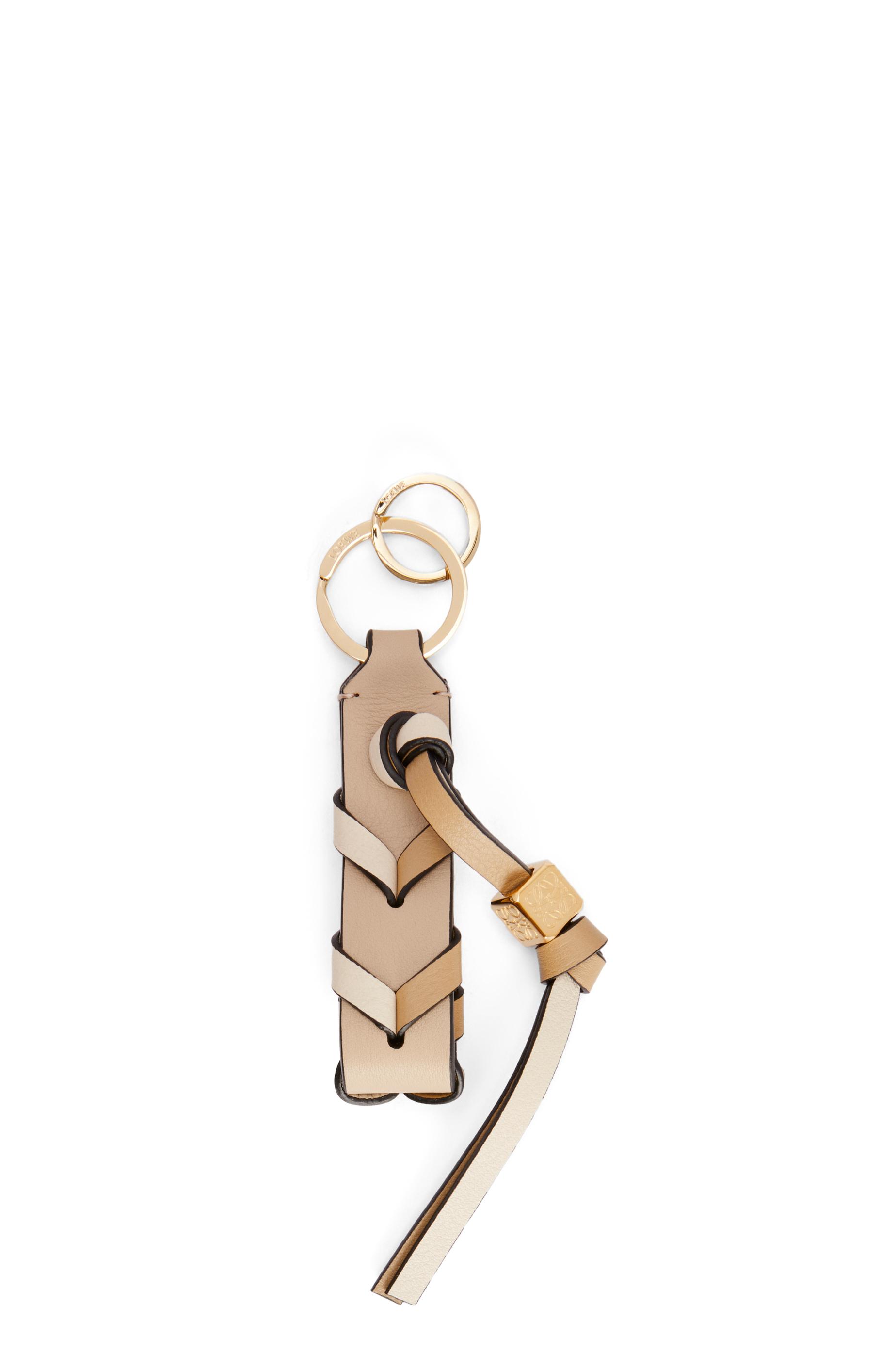 Braided strap keyring in calfskin by LOEWE