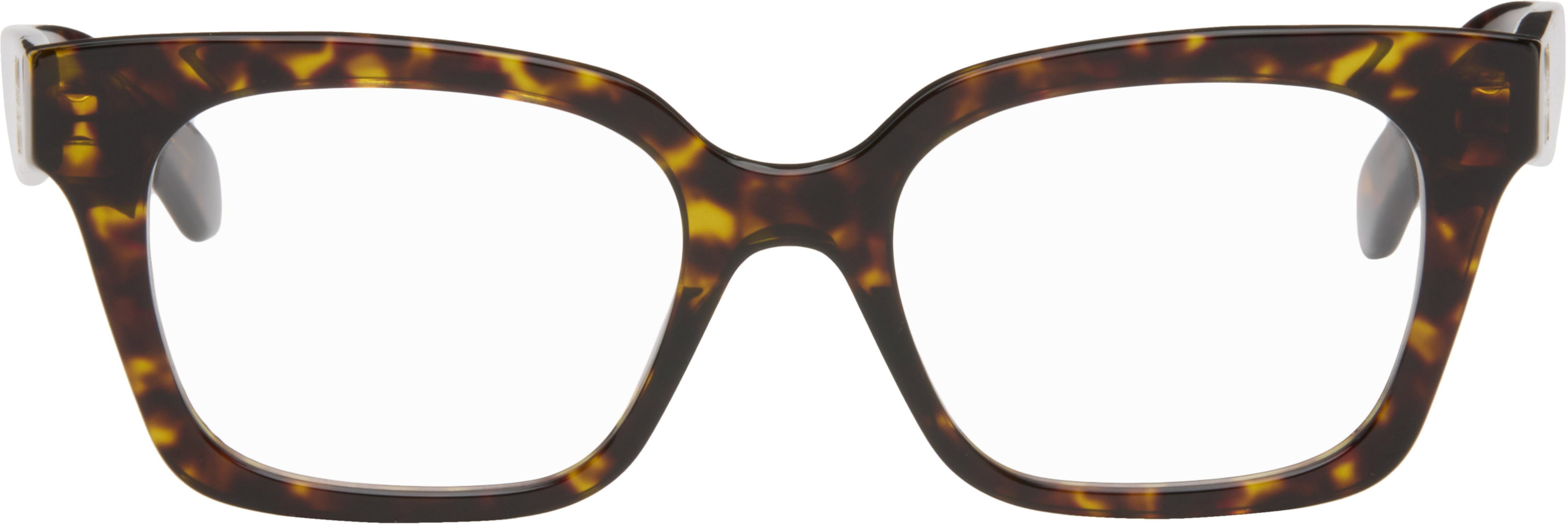 Brown Anagram Glasses by LOEWE