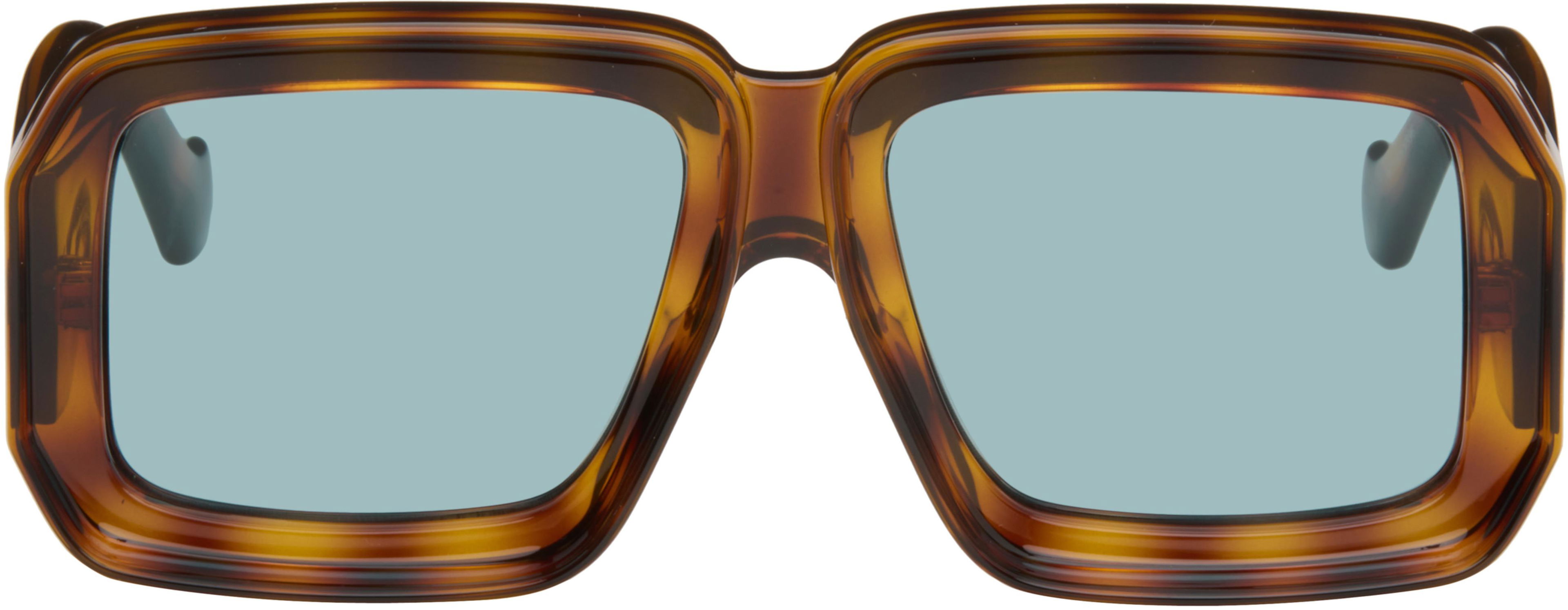 Brown Paula's Ibiza Dive Sunglasses by LOEWE