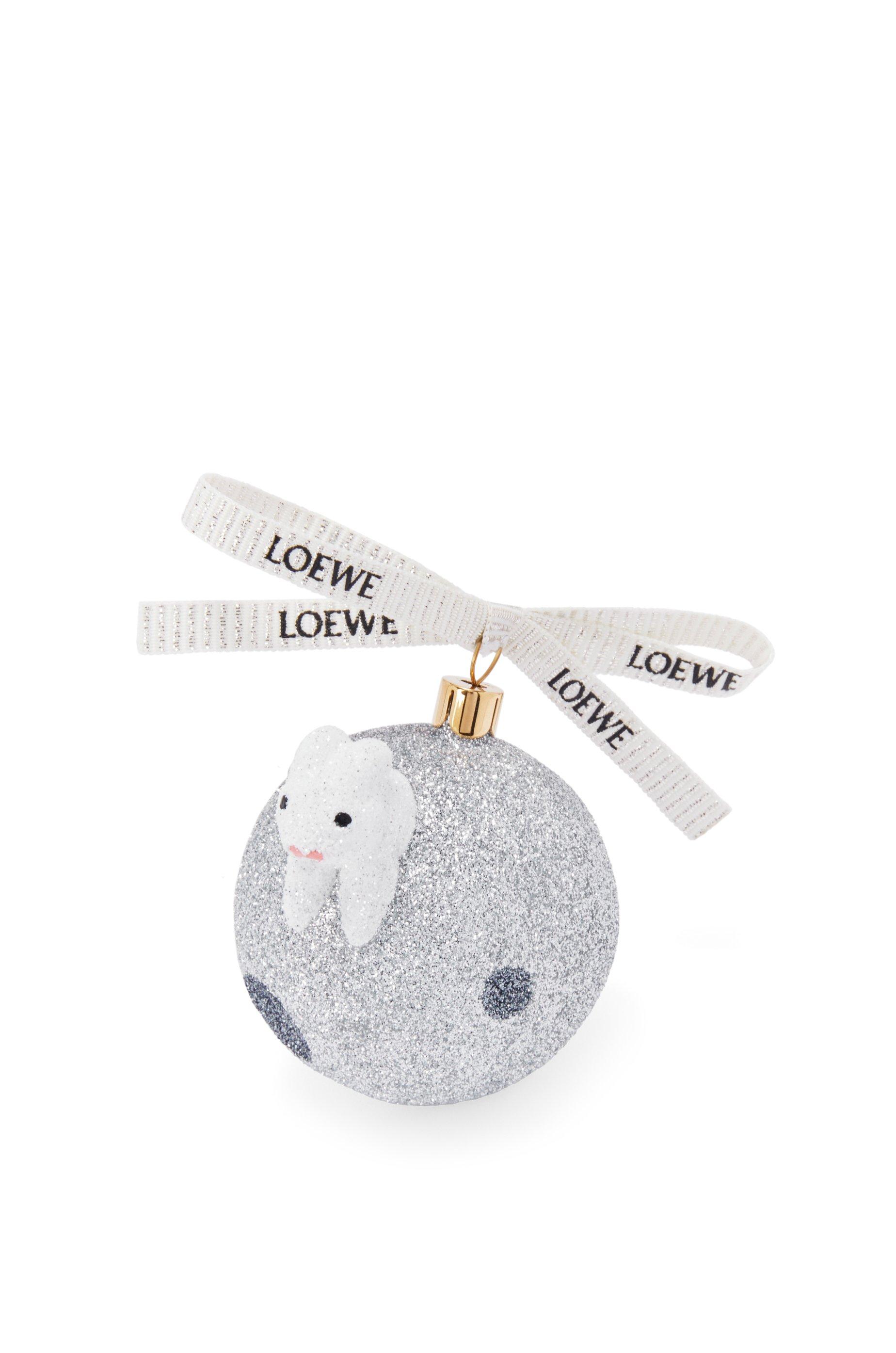 Bunny on the Moon bauble in blown glass by LOEWE