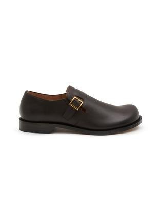Campo Buckled Leather Derbies by LOEWE