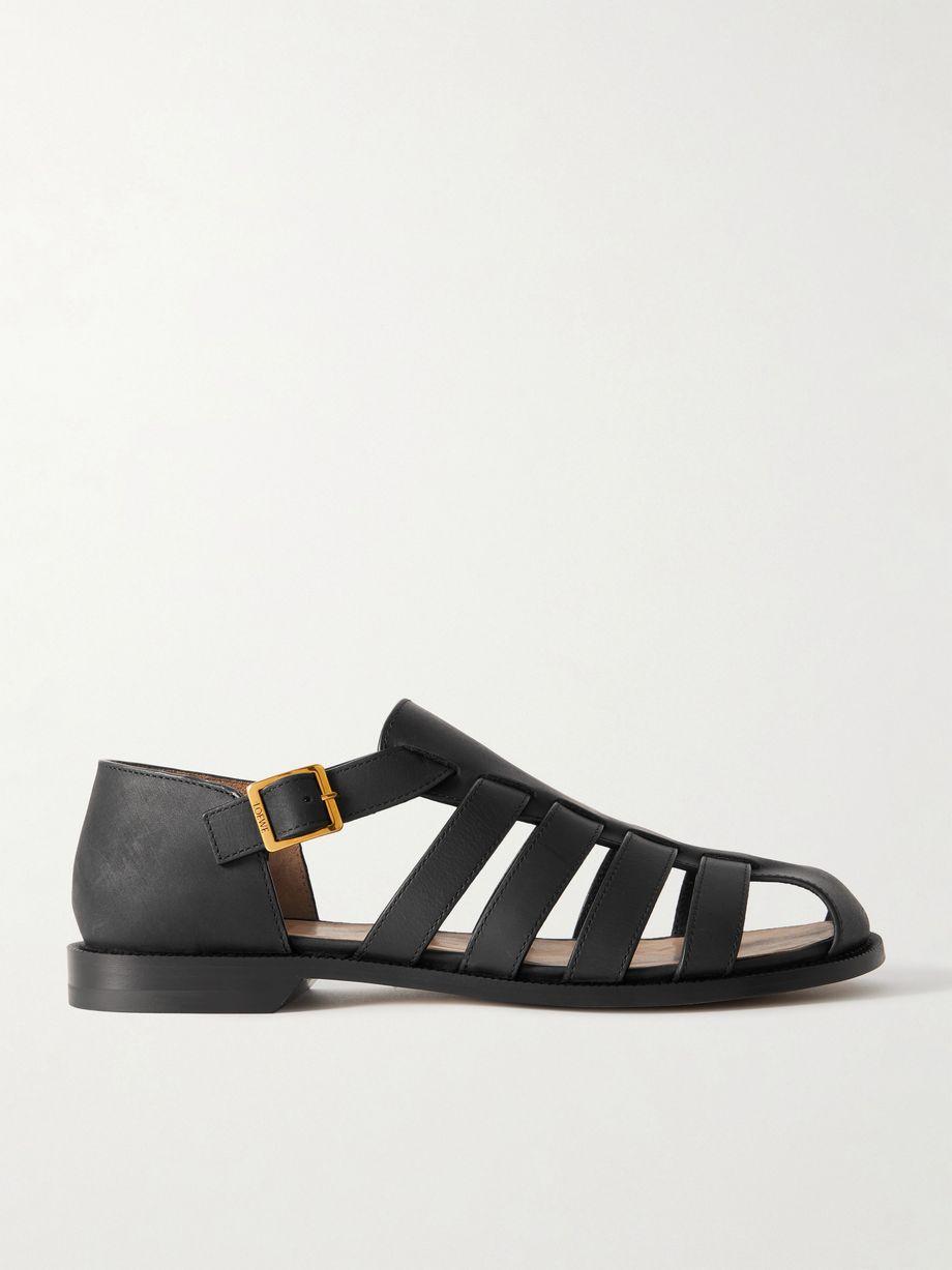 Campo cutout leather sandals by LOEWE