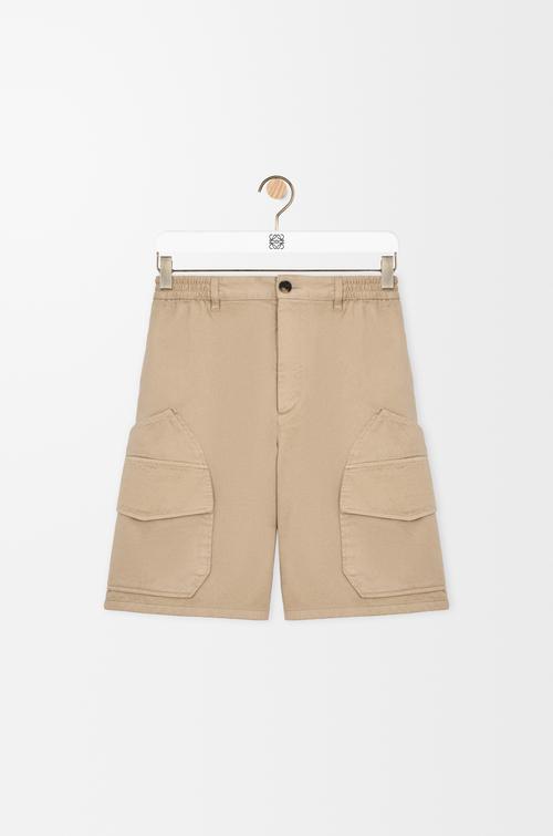 Cargo shorts in cotton by LOEWE
