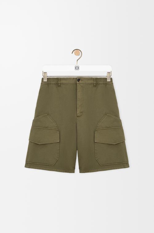 Cargo shorts in cotton by LOEWE
