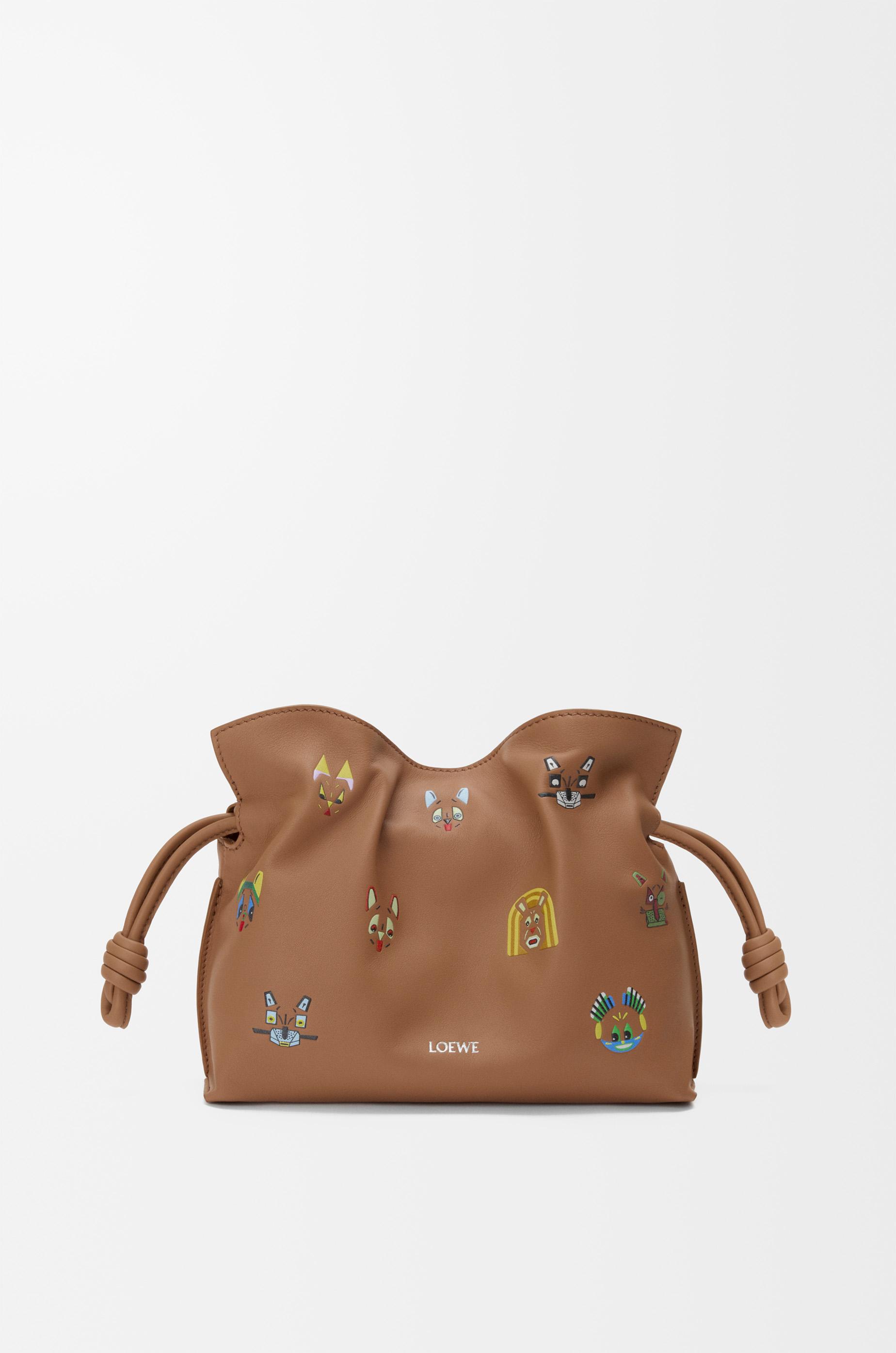 Cats mini Flamenco clutch in nappa calfskin by LOEWE