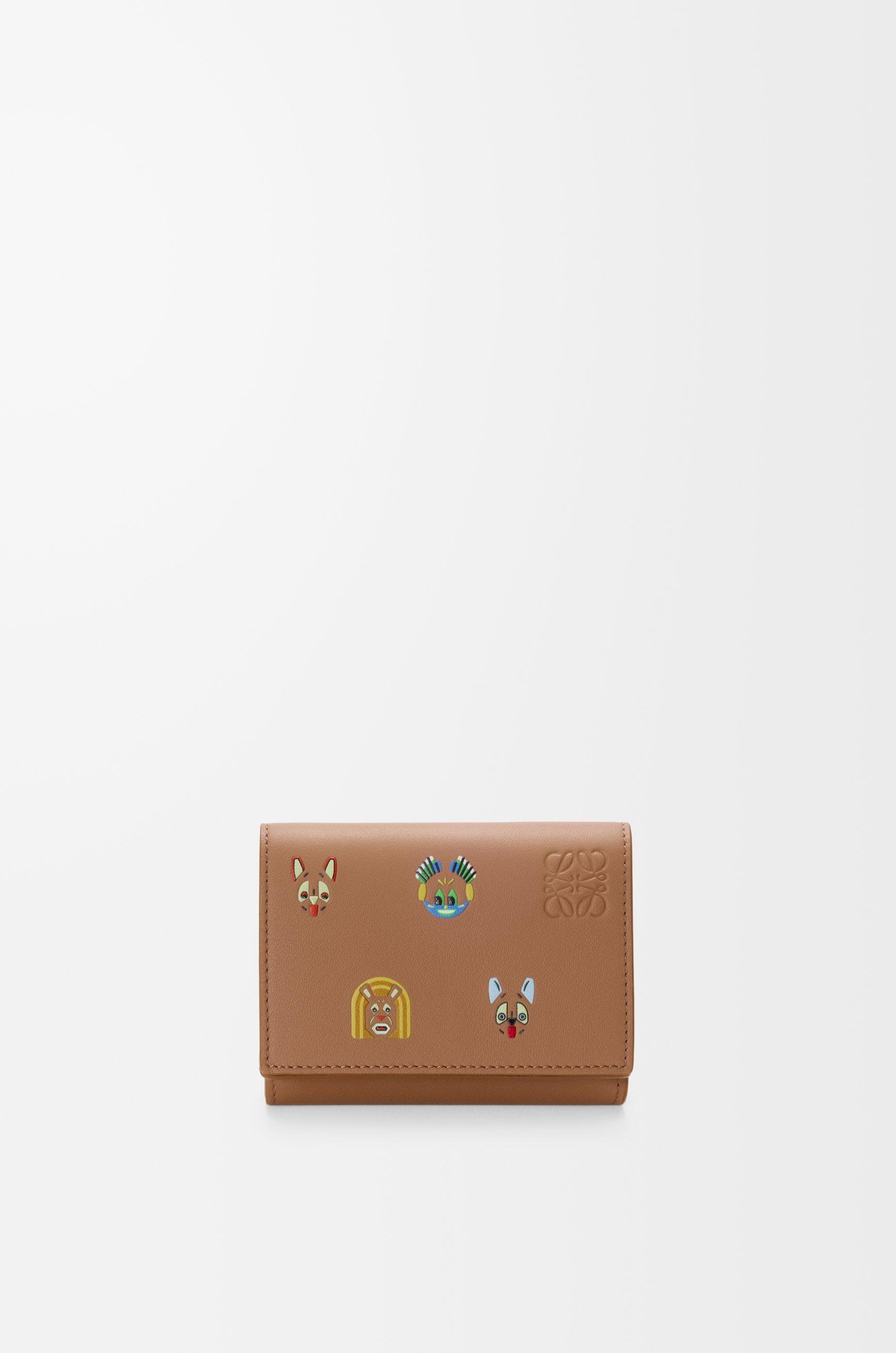 Cats trifold wallet in classic calfskin by LOEWE