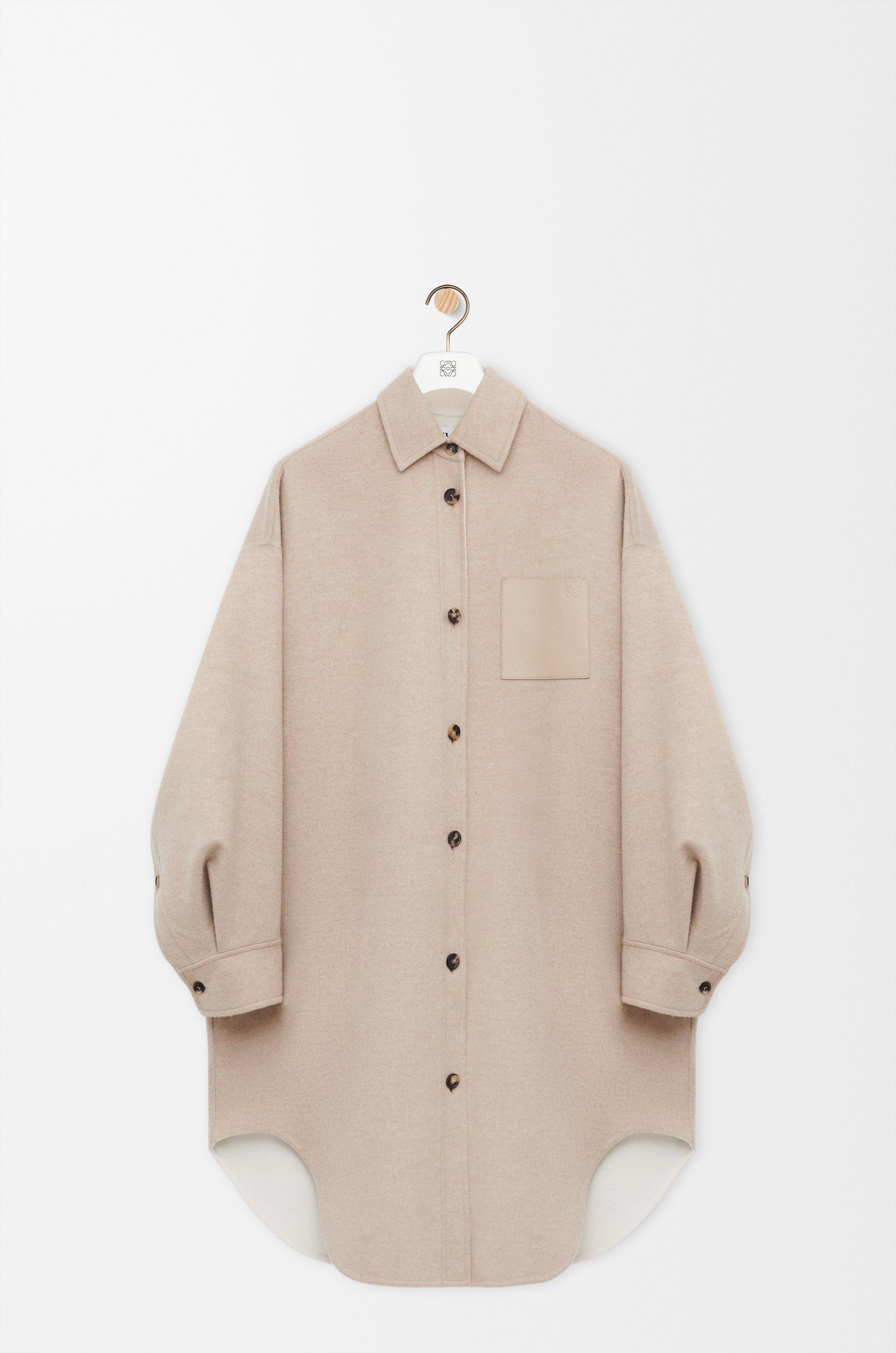 Coat in wool and cashmere by LOEWE