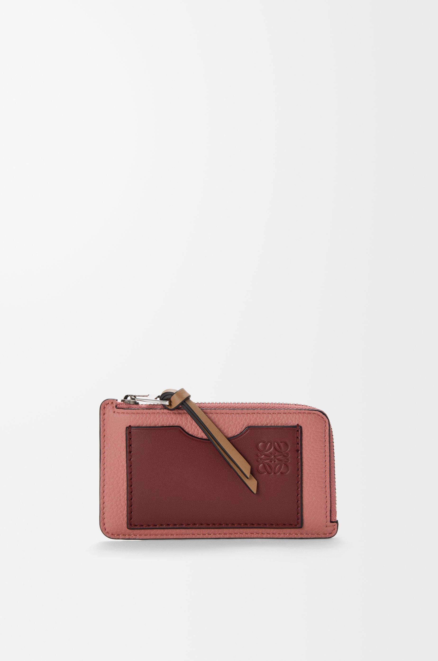 Coin cardholder in soft grained calfskin by LOEWE