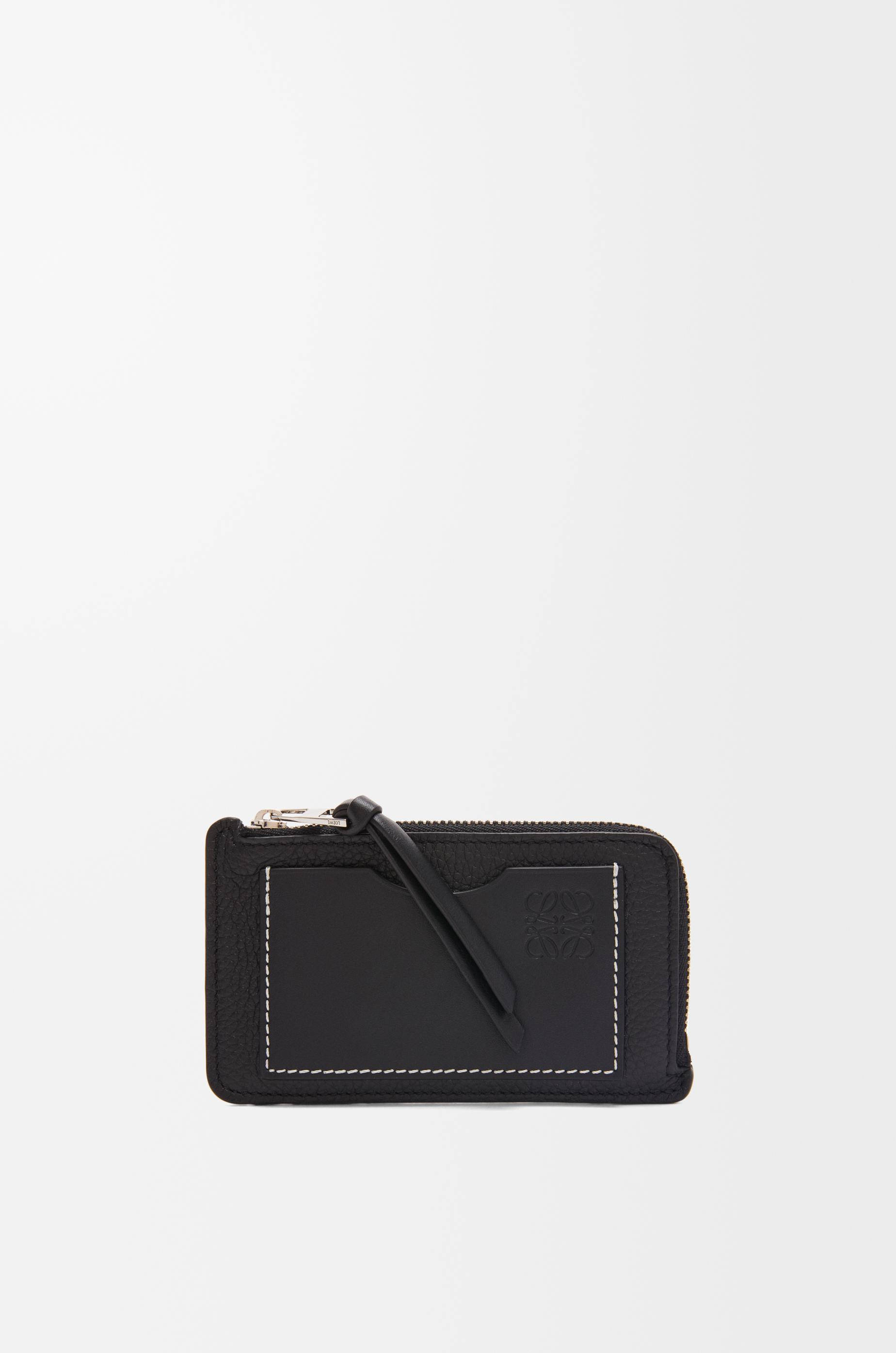 Coin cardholder in soft grained calfskin by LOEWE