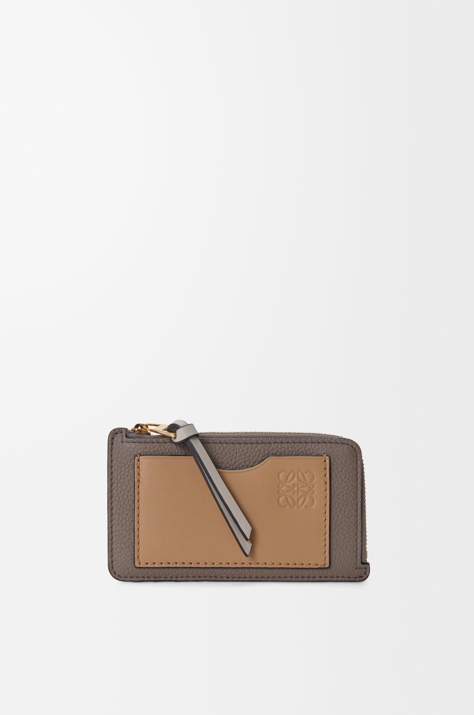 Coin cardholder in soft grained calfskin by LOEWE