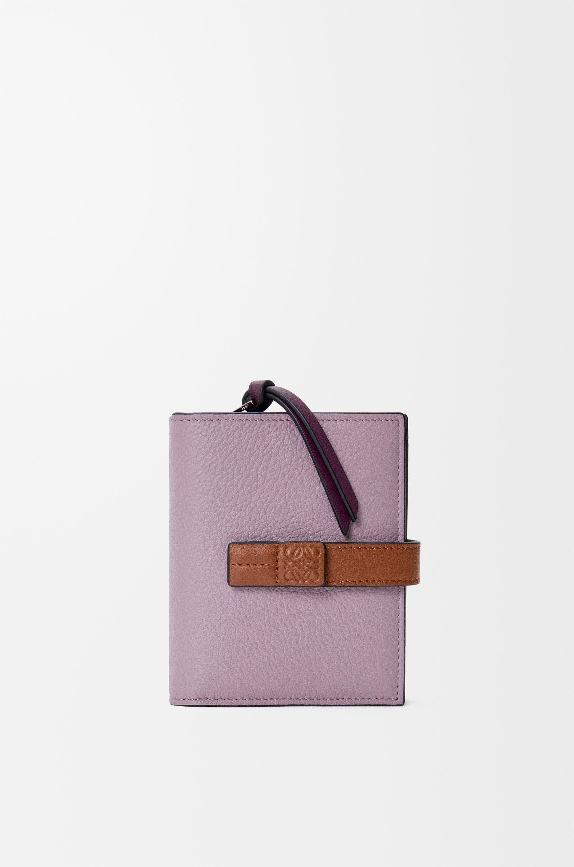 Compact zip wallet in soft grained calfskin by LOEWE