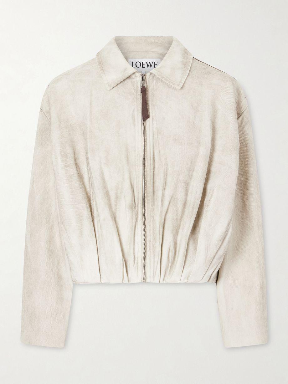 Cotton-twill bomber jacket by LOEWE