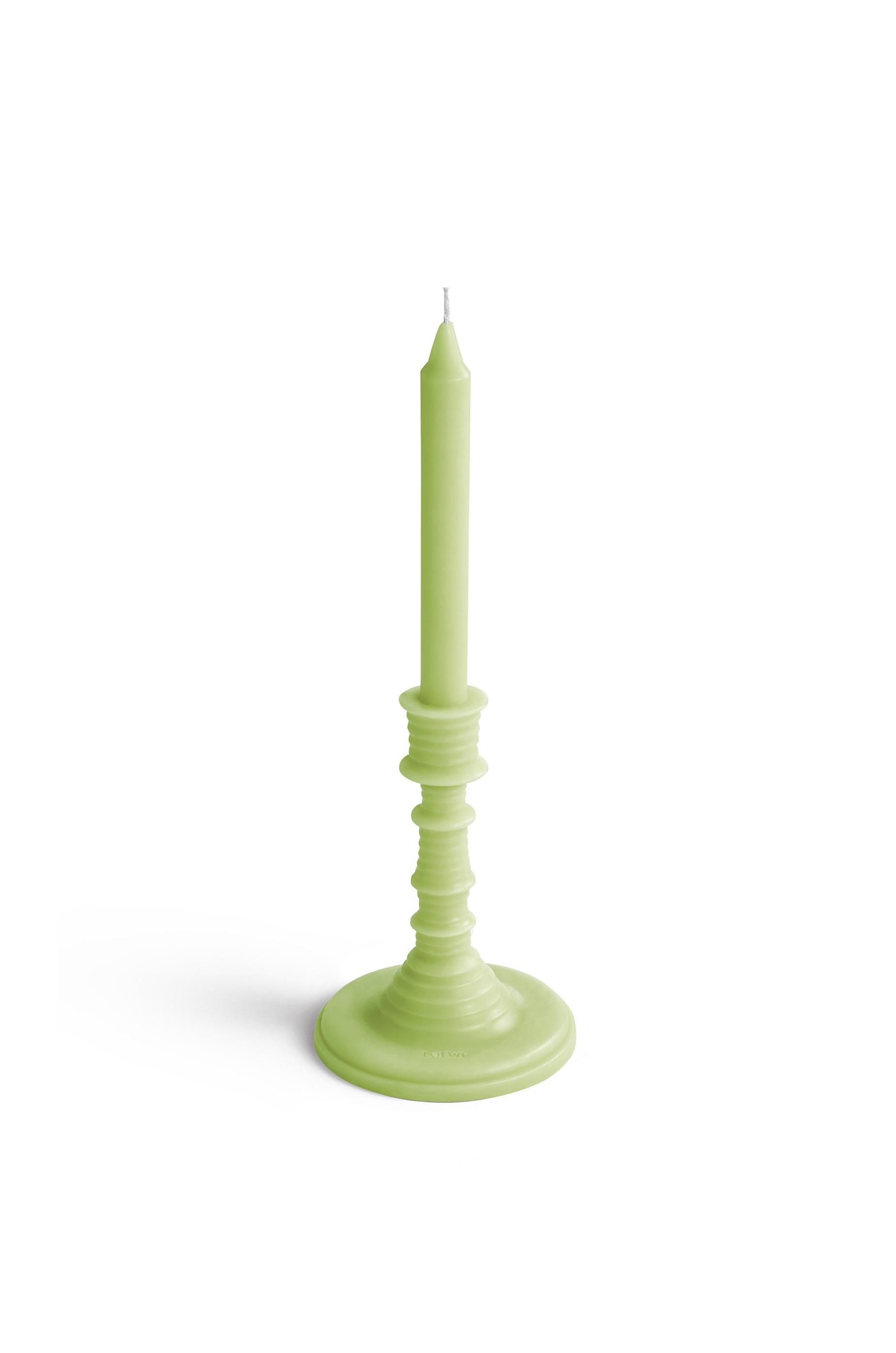 Cucumber wax candleholder by LOEWE