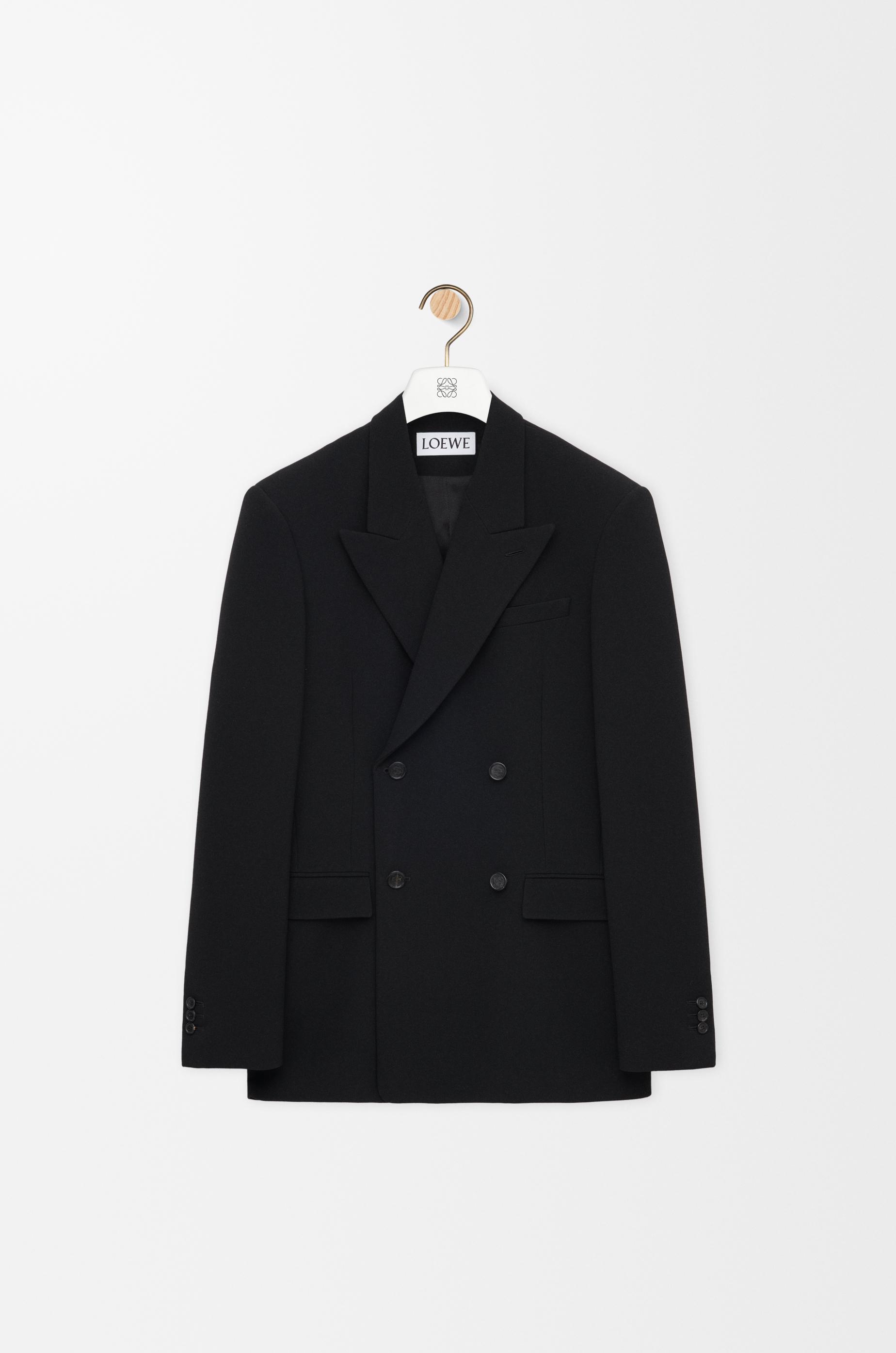 Double-breasted jacket in wool by LOEWE
