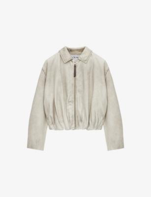 Draped Long Sleeve Denim Jacket by LOEWE