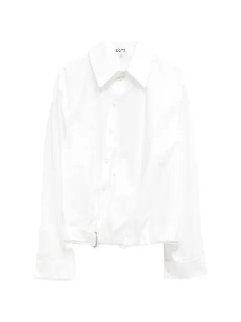 Draped cotton shirt by LOEWE
