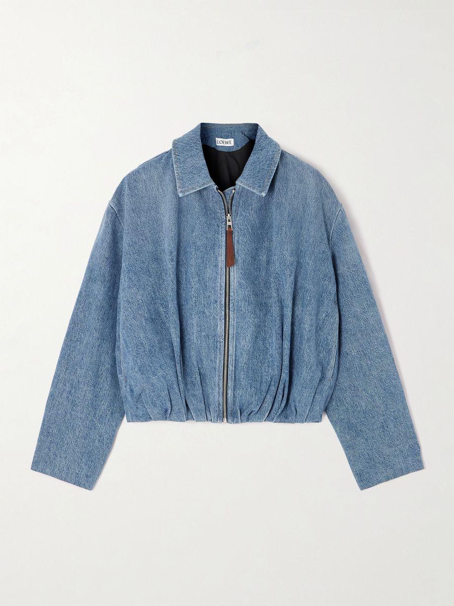 Draped denim jacket by LOEWE
